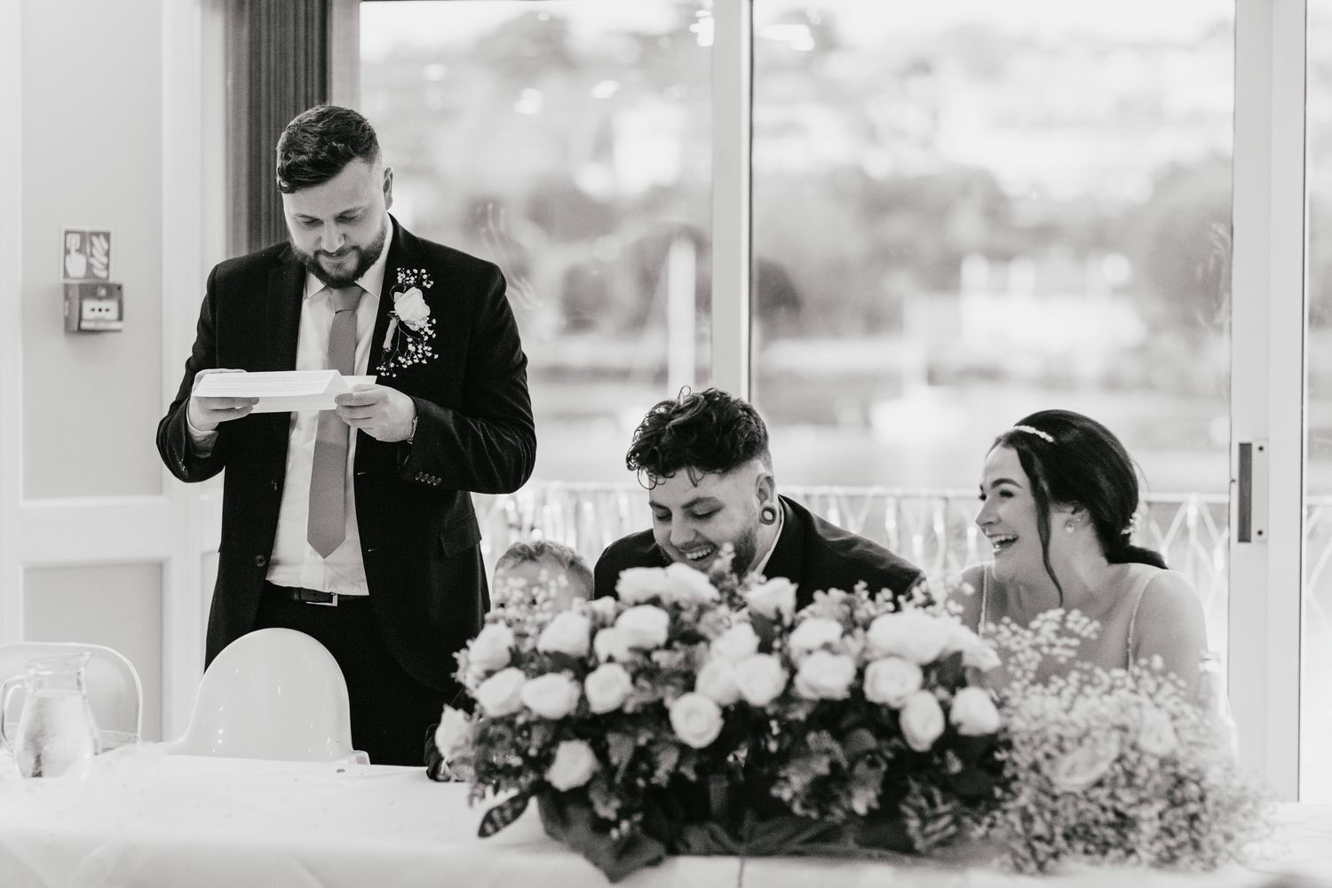 Greenbank Hotel Falmouth Cornwall Wedding March Sage Speeches