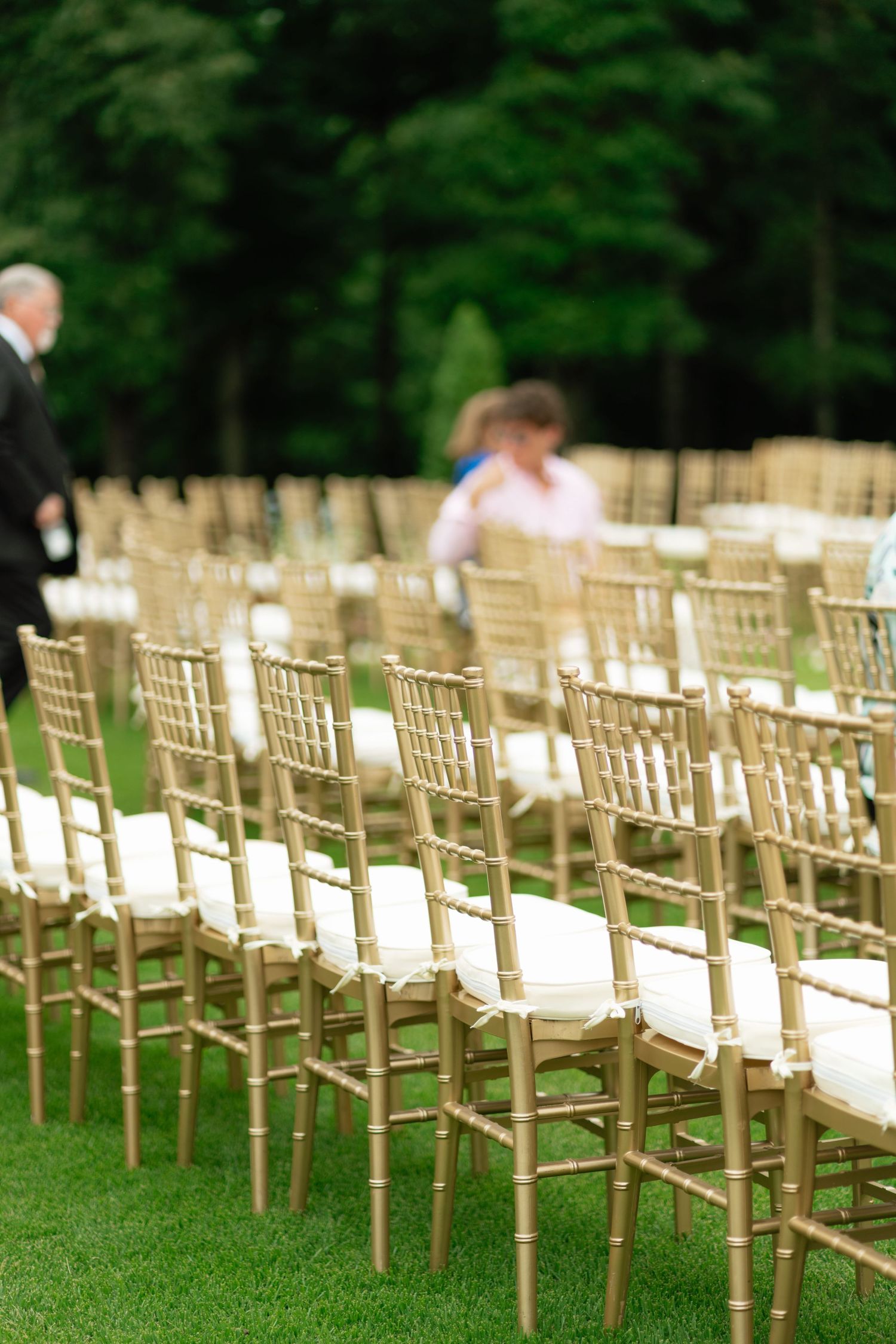 chairs waiting to be filled on a wedding day