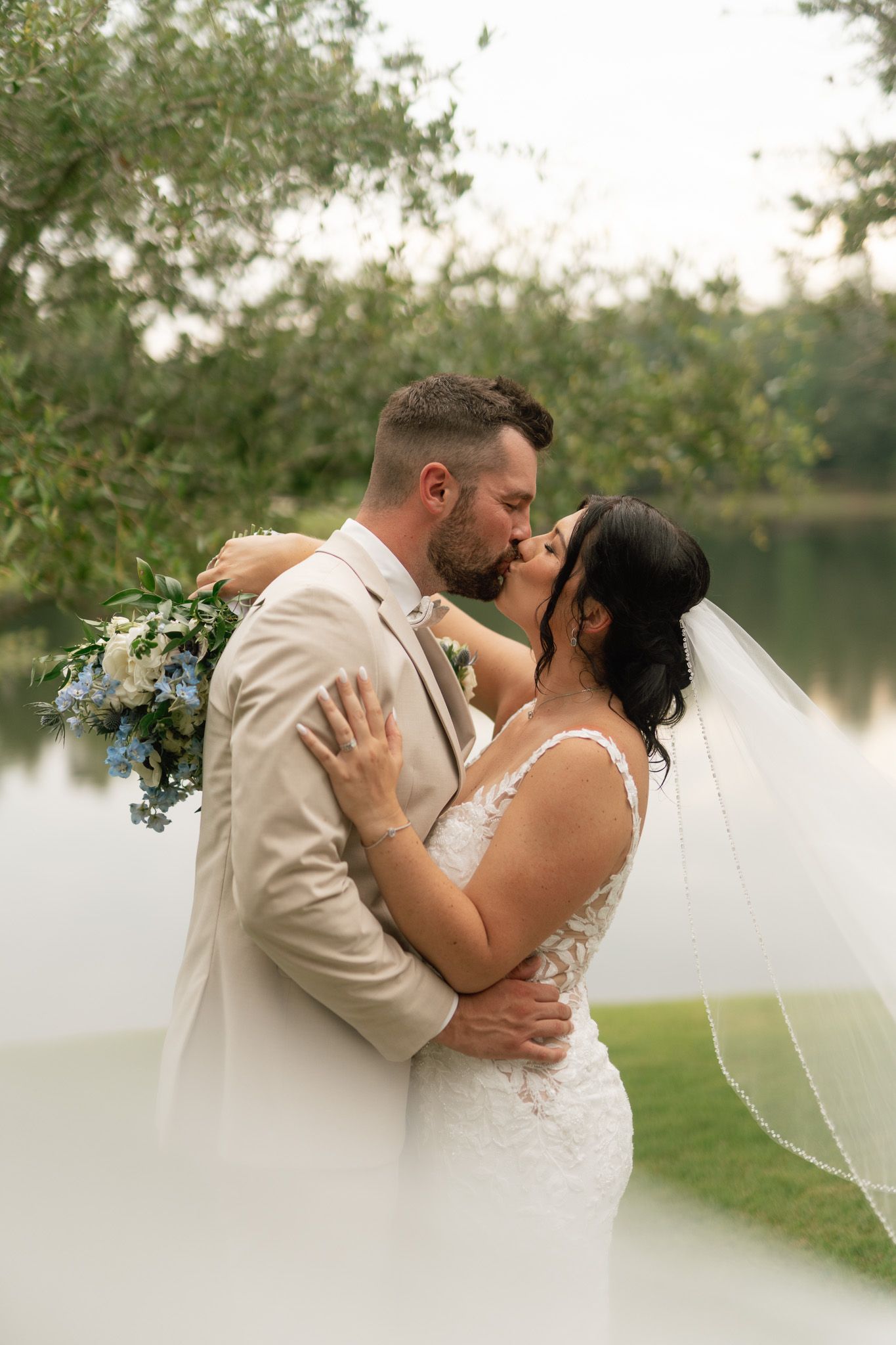 newlywed couple
