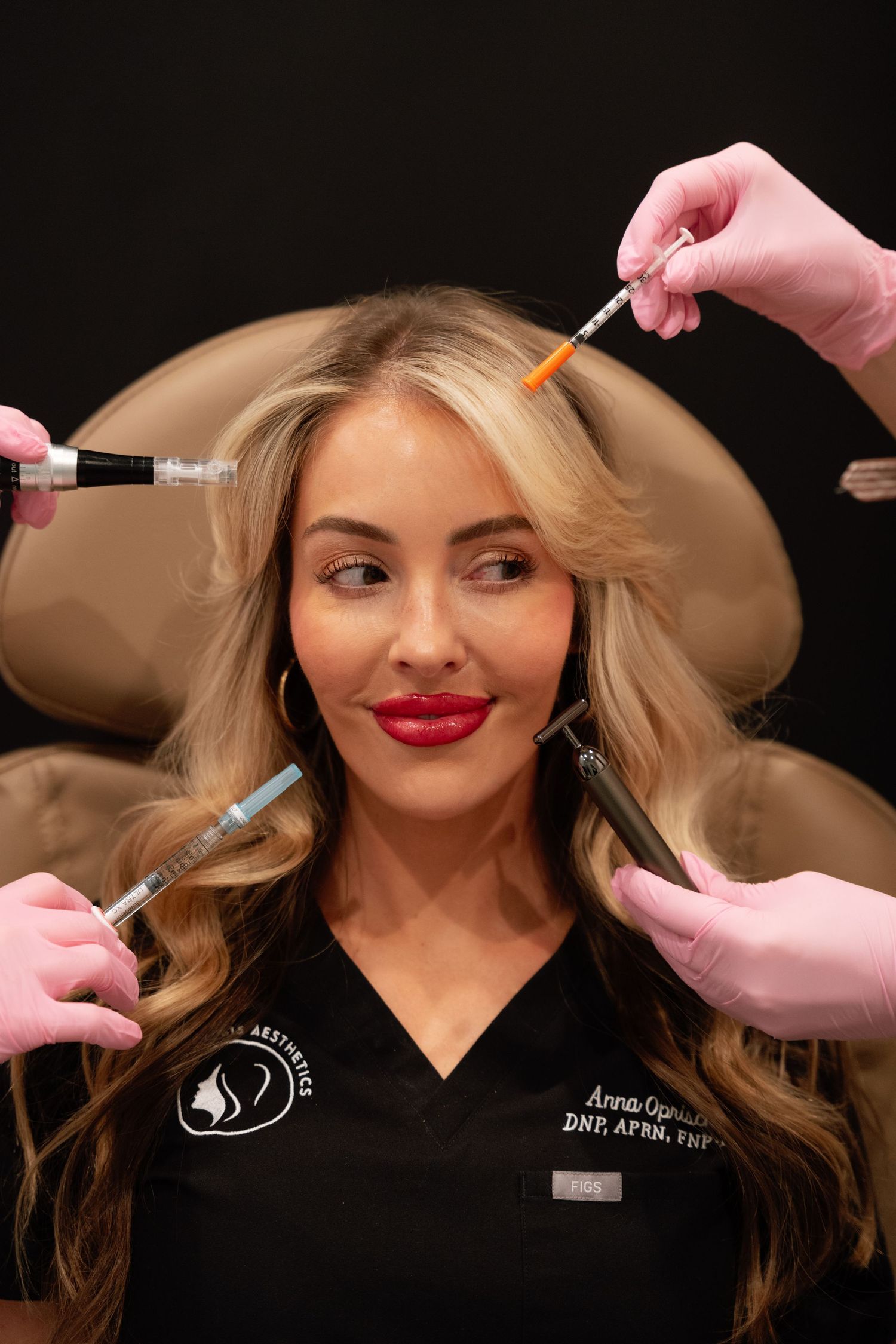 branding photos for a skincare brand