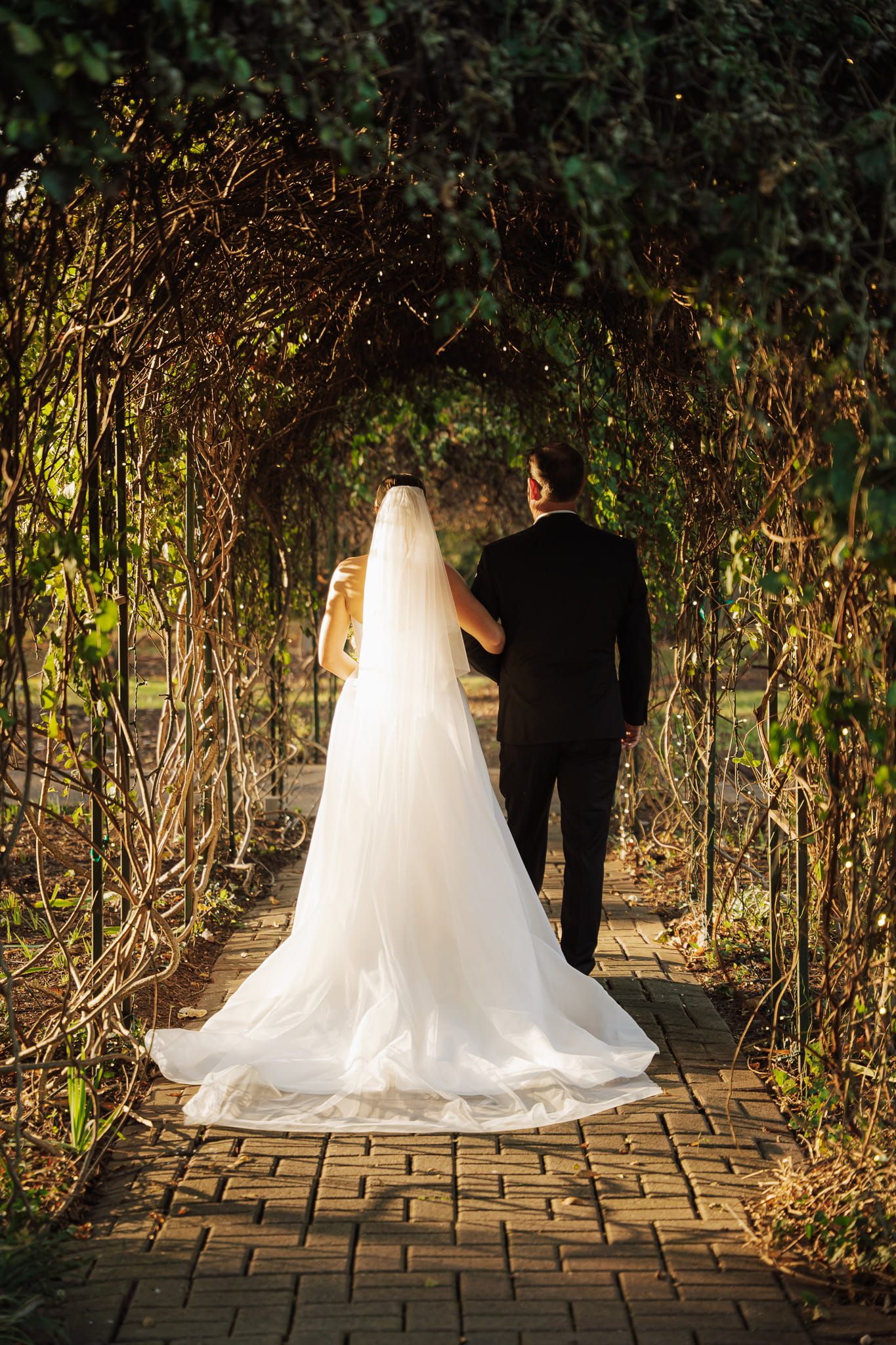 dad walking his daughter down the aisle