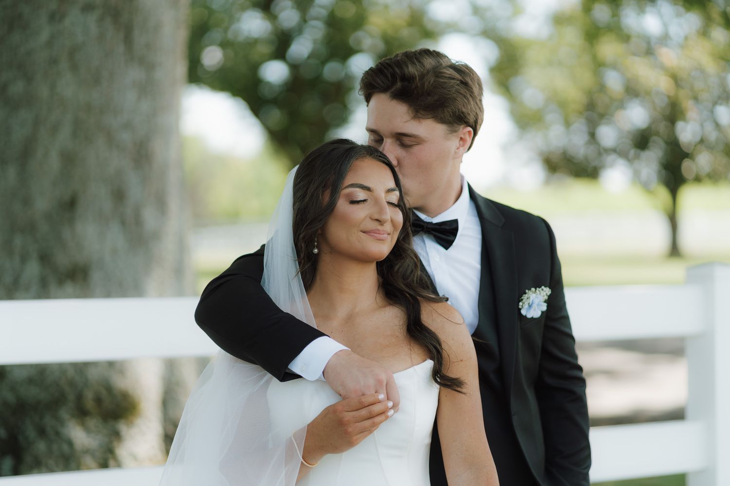 bride with her groom