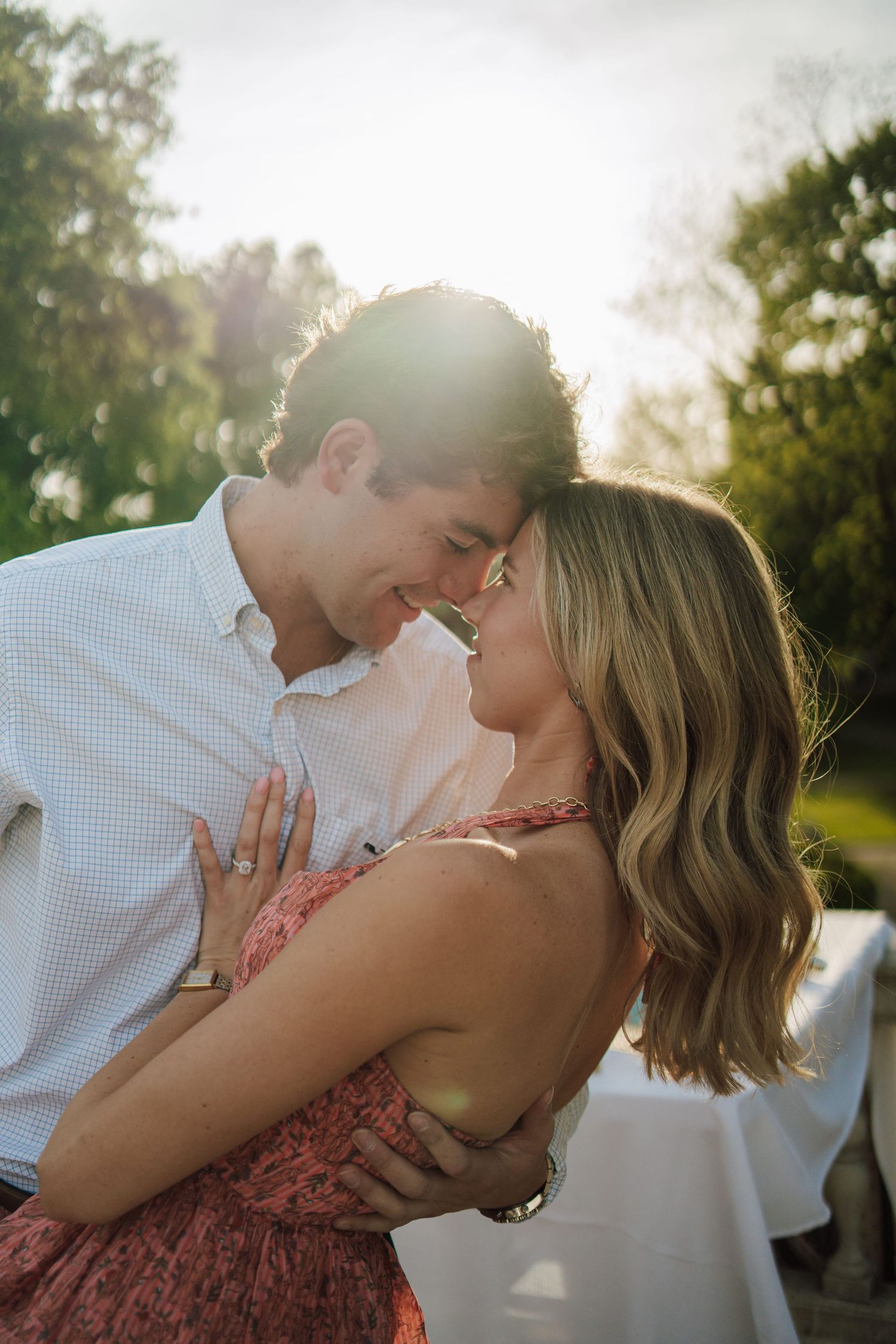 couple hugging