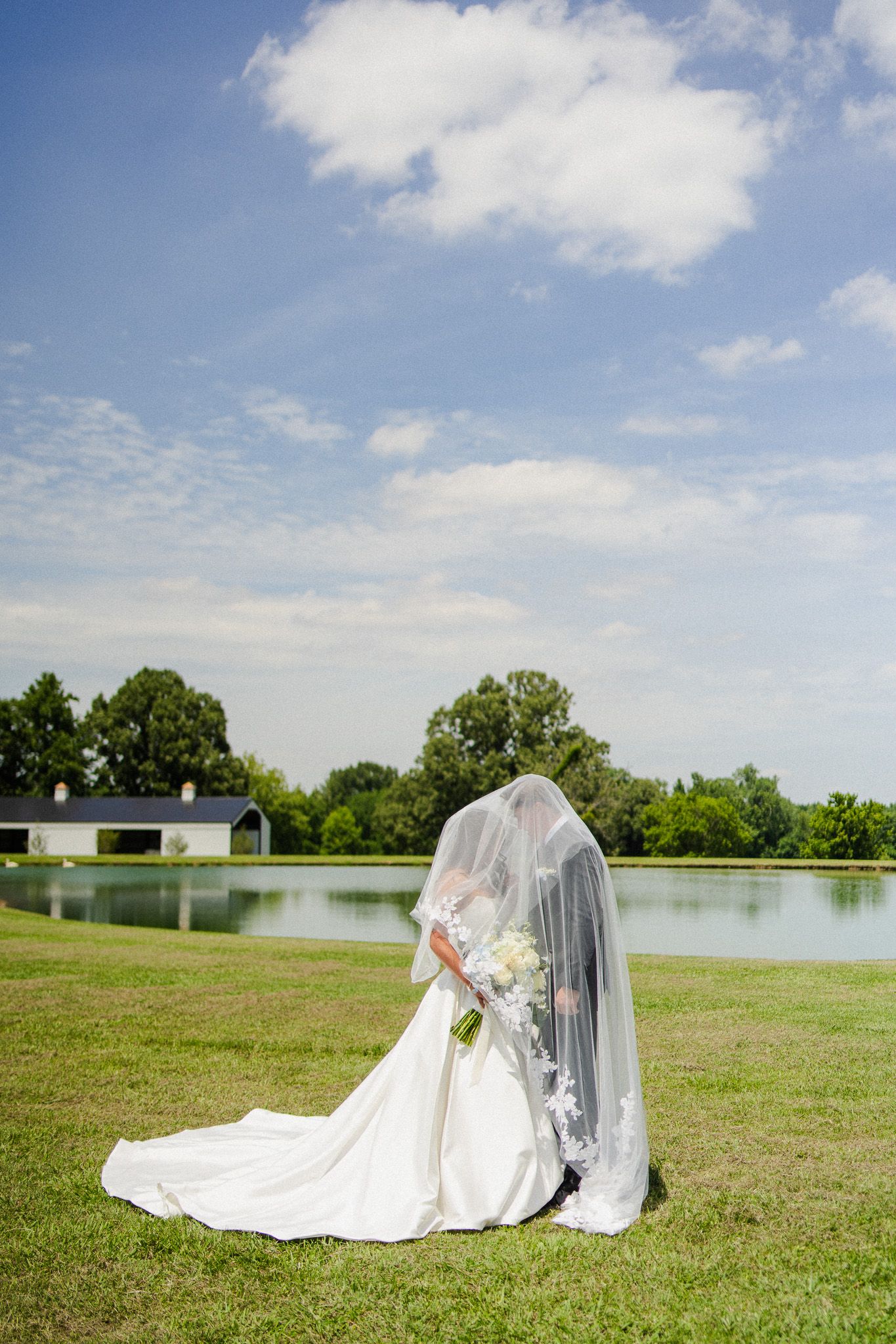newlywed couple