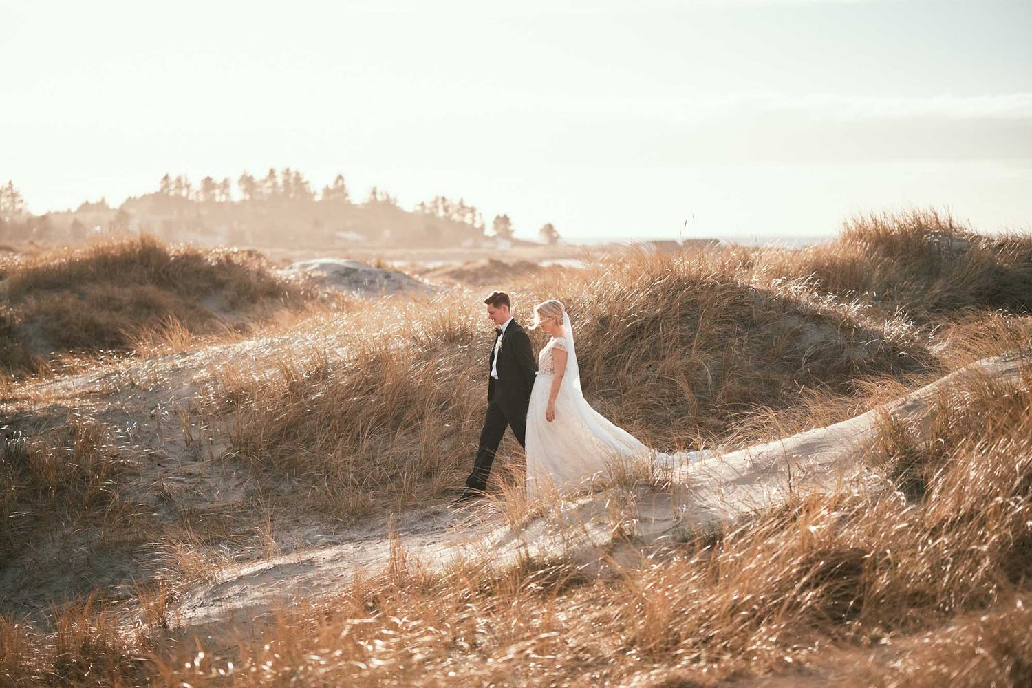 Bryllupsfotografering på Sola strand