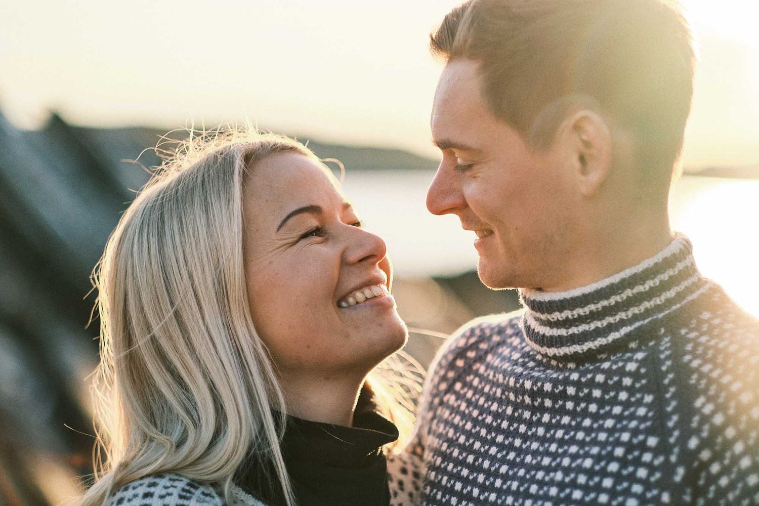 forlovelsesfotografering på strand