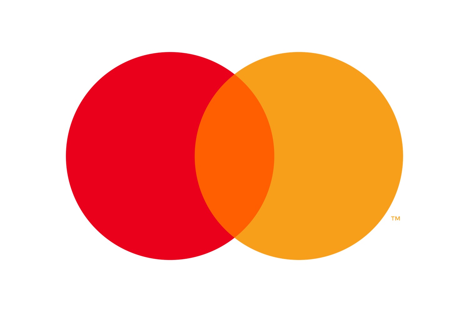 Mastercard brand symbol with overlapping red and yellow circles.Boudoir Art by Peter Payment options