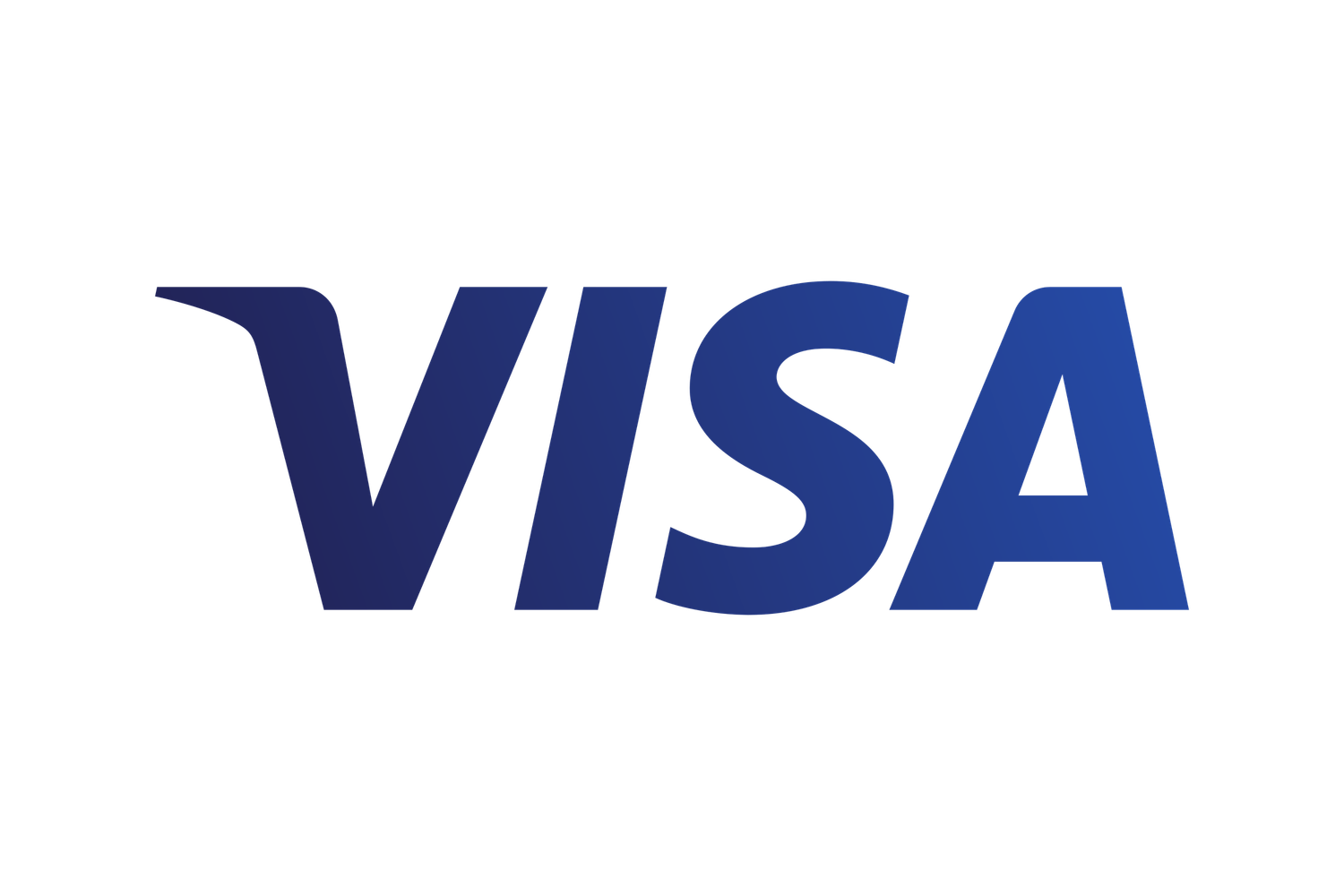 Dark blue Visa logo text on white background. Boudoir Art by Peter Payment options