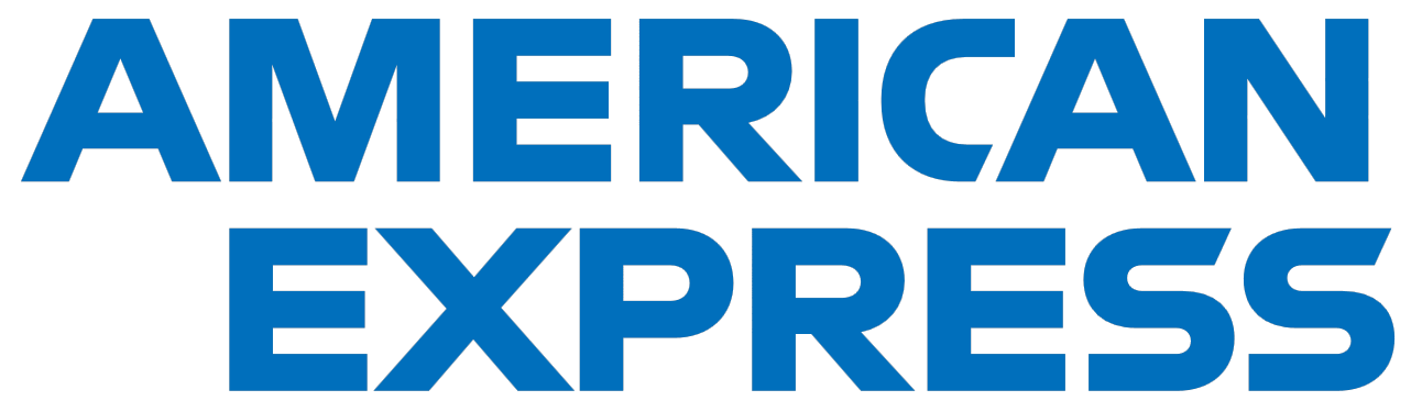 American Express corporate logo in bright blue capital letters. Boudoir Art by Peter Payment options