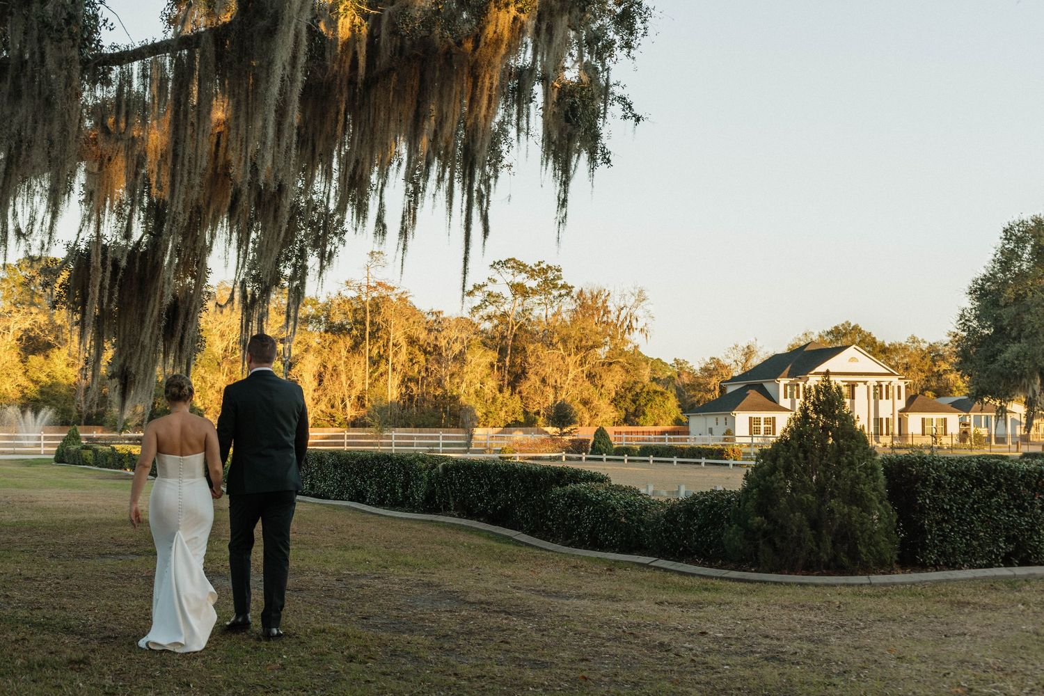 Wedding Couple Sunset Portraits