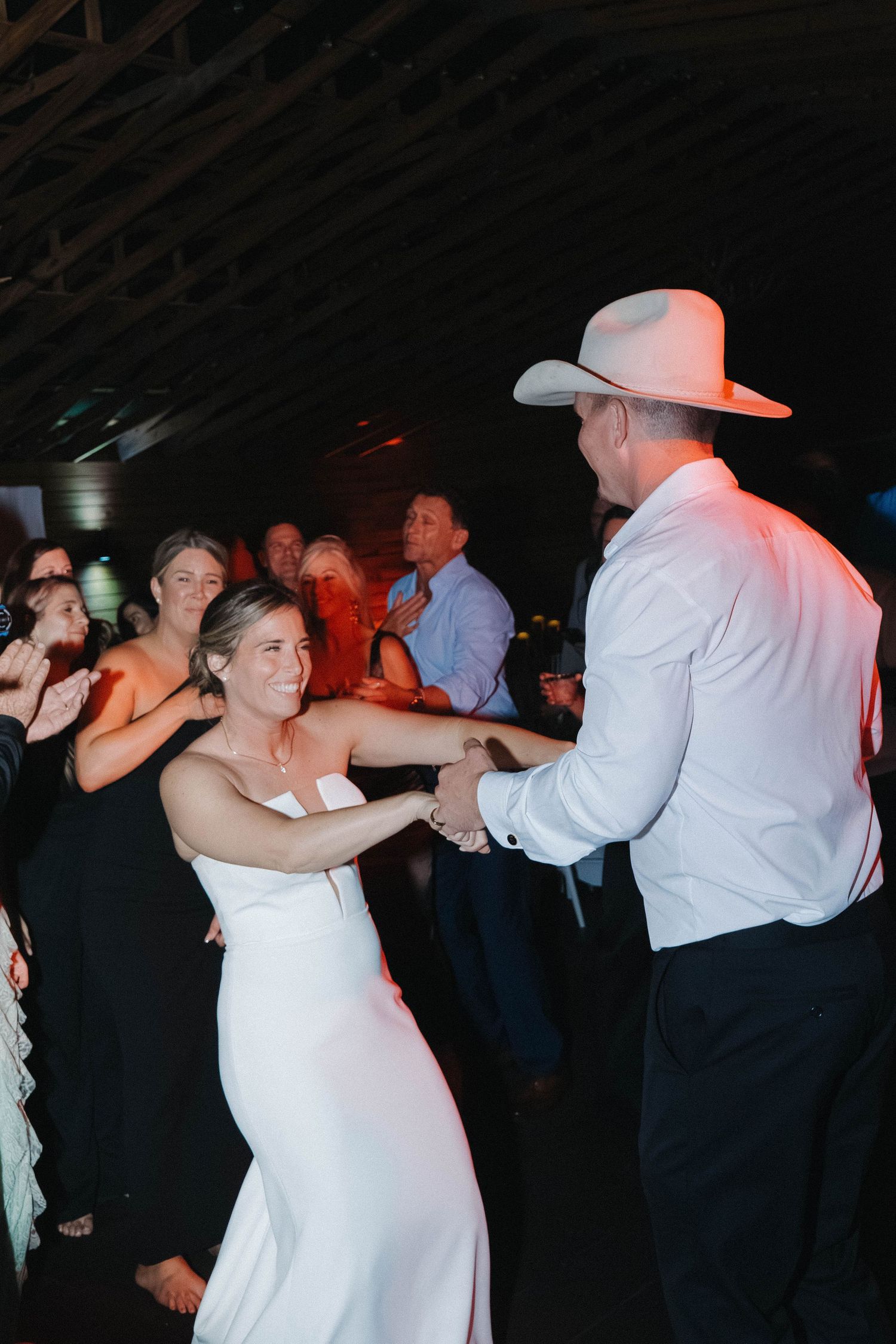 Bride and Groom dancing