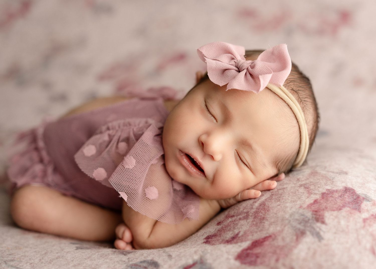 Newborn baby girl in Orange County, high quality  props and outfits provided. Best photographer in orange county.