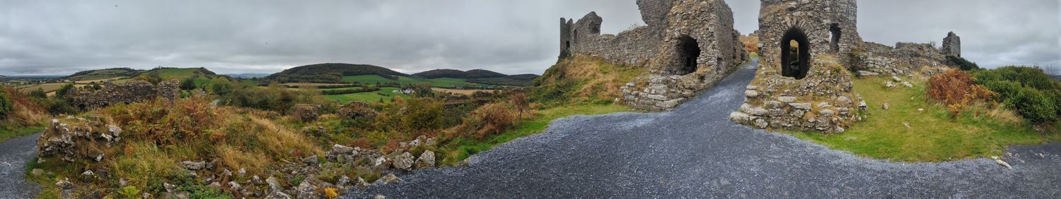 Castle ruins in Ireland