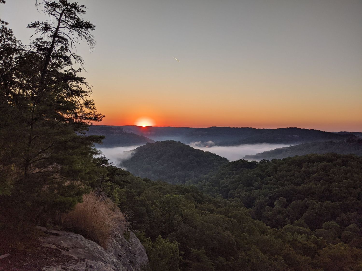 A view over Auxier Ridge in Kentucky
