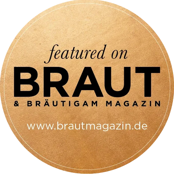 Featured on Braut & Bräutigam Magazin – Auszeichnung durch www.brautmagazin.de.