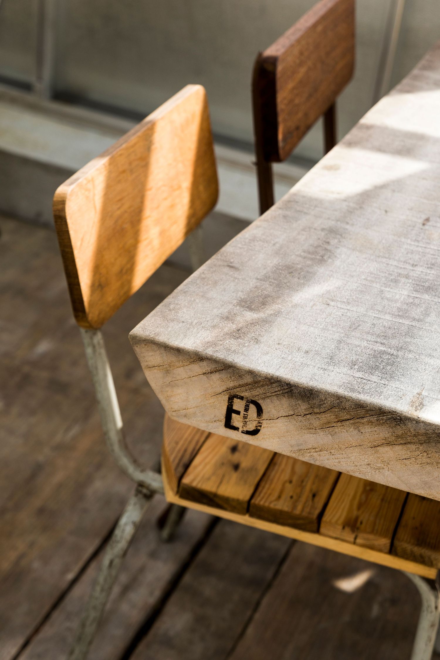 Product shot from wooden furniture