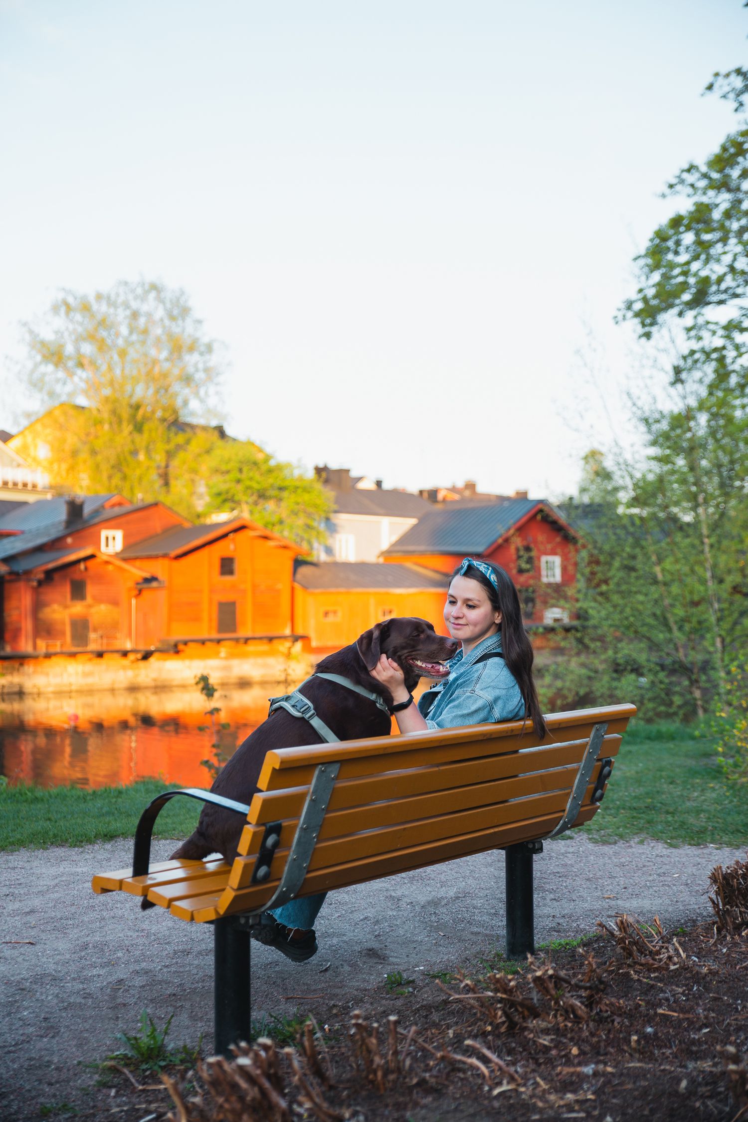 marketing/ branding photo for VisitPorvo in Southern Finland during Summer