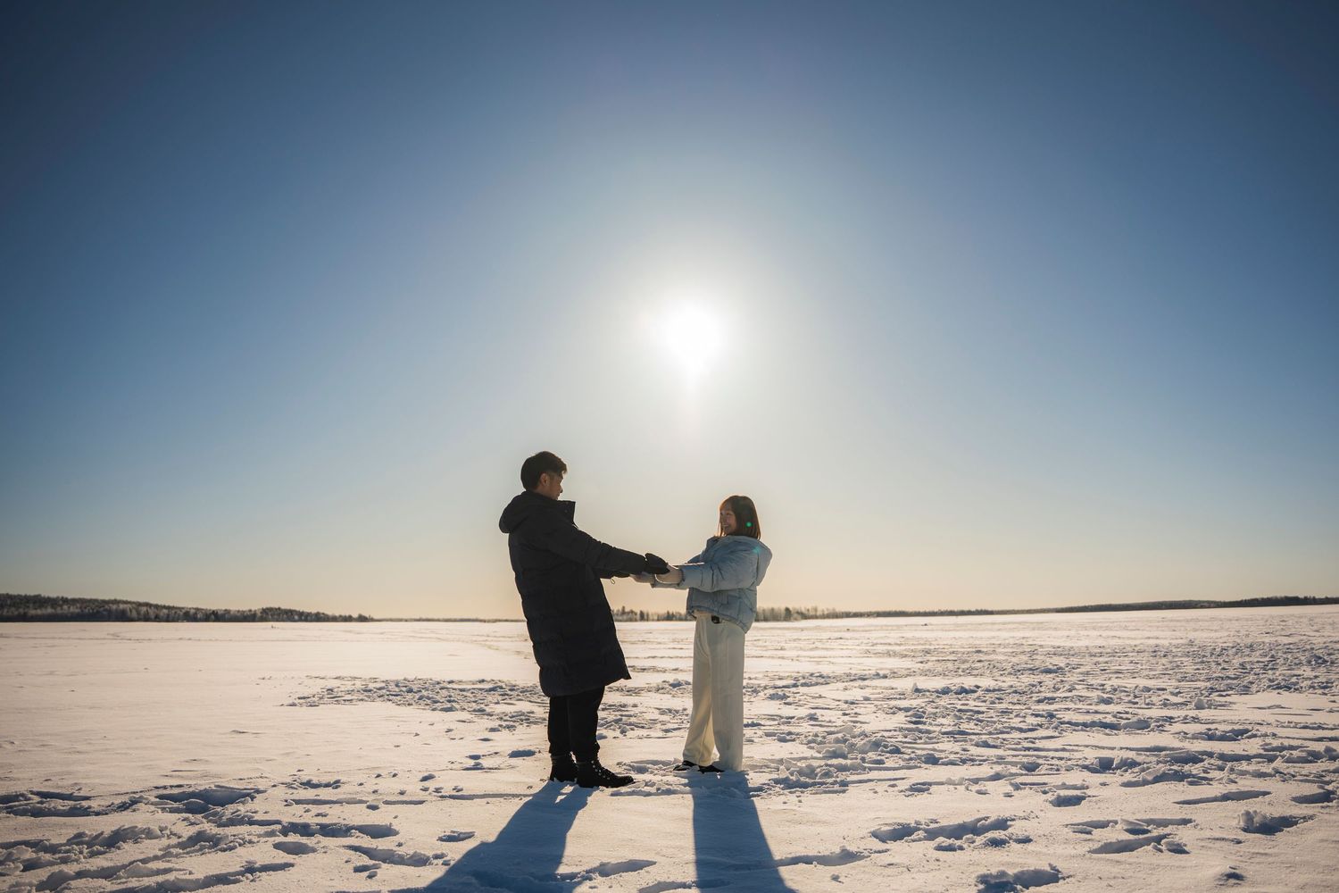 Couple photoshoot in Finnish nature