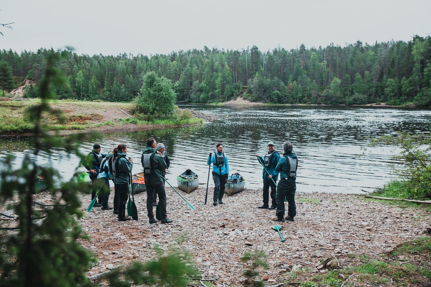 marketing/ branding photo for Belgian travel agency offering tours in Finland