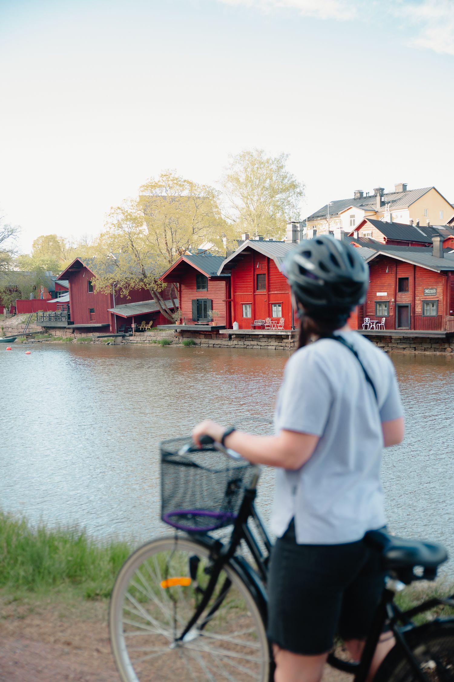 marketing/ branding photo for VisitPorvo in Southern Finland during Summer