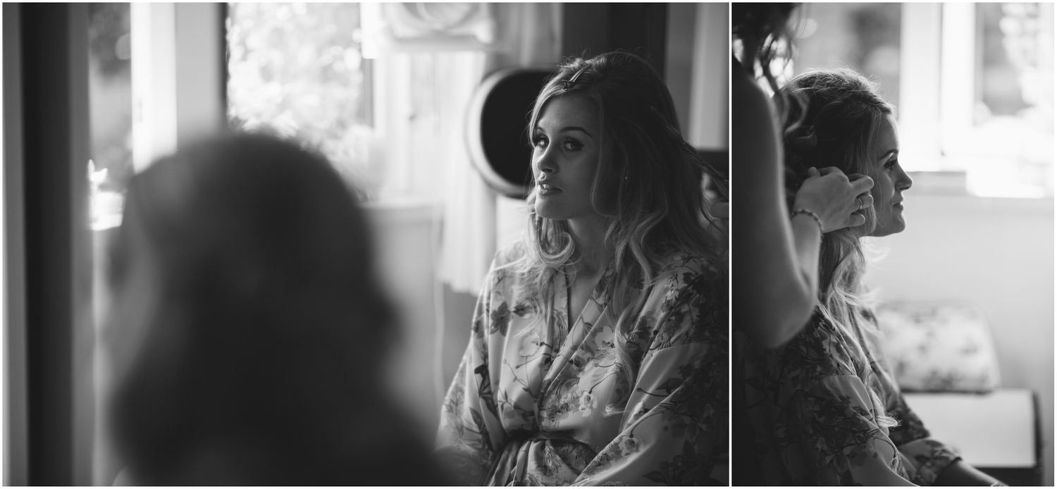 Series of black and white candid shots showing natural interactions.