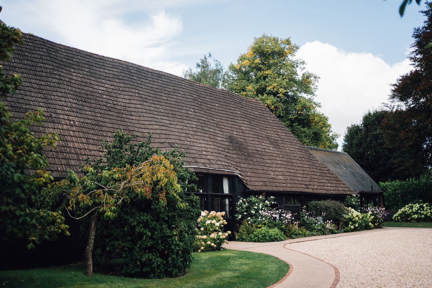 Clock Barn outdoor wedding photography