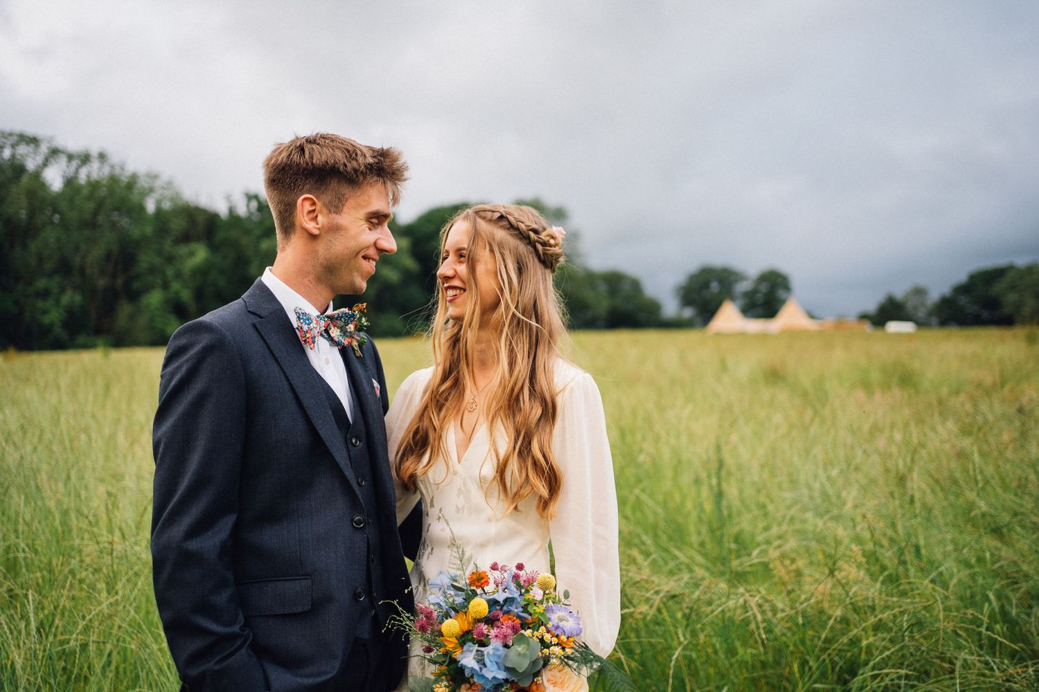 Tipi wedding photography in Bath