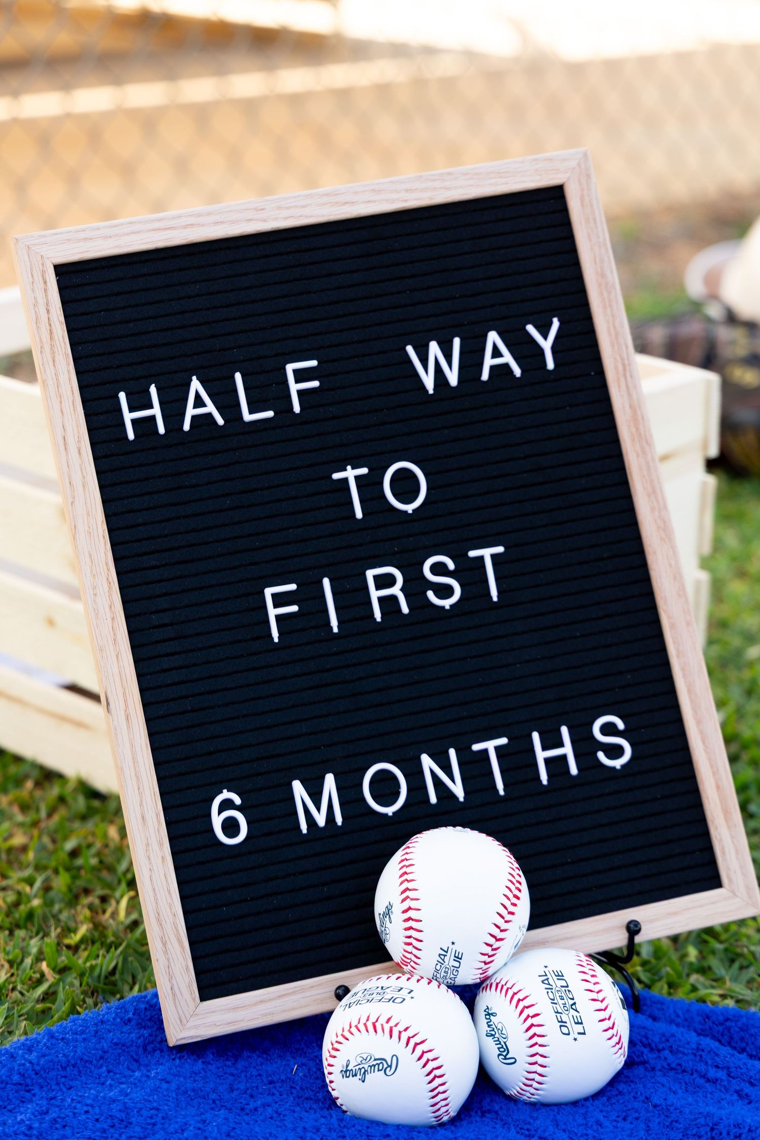 1/2 Way to First, 6 months photoshoot