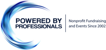 Blue wave logo design for professional nonprofit fundraising services.