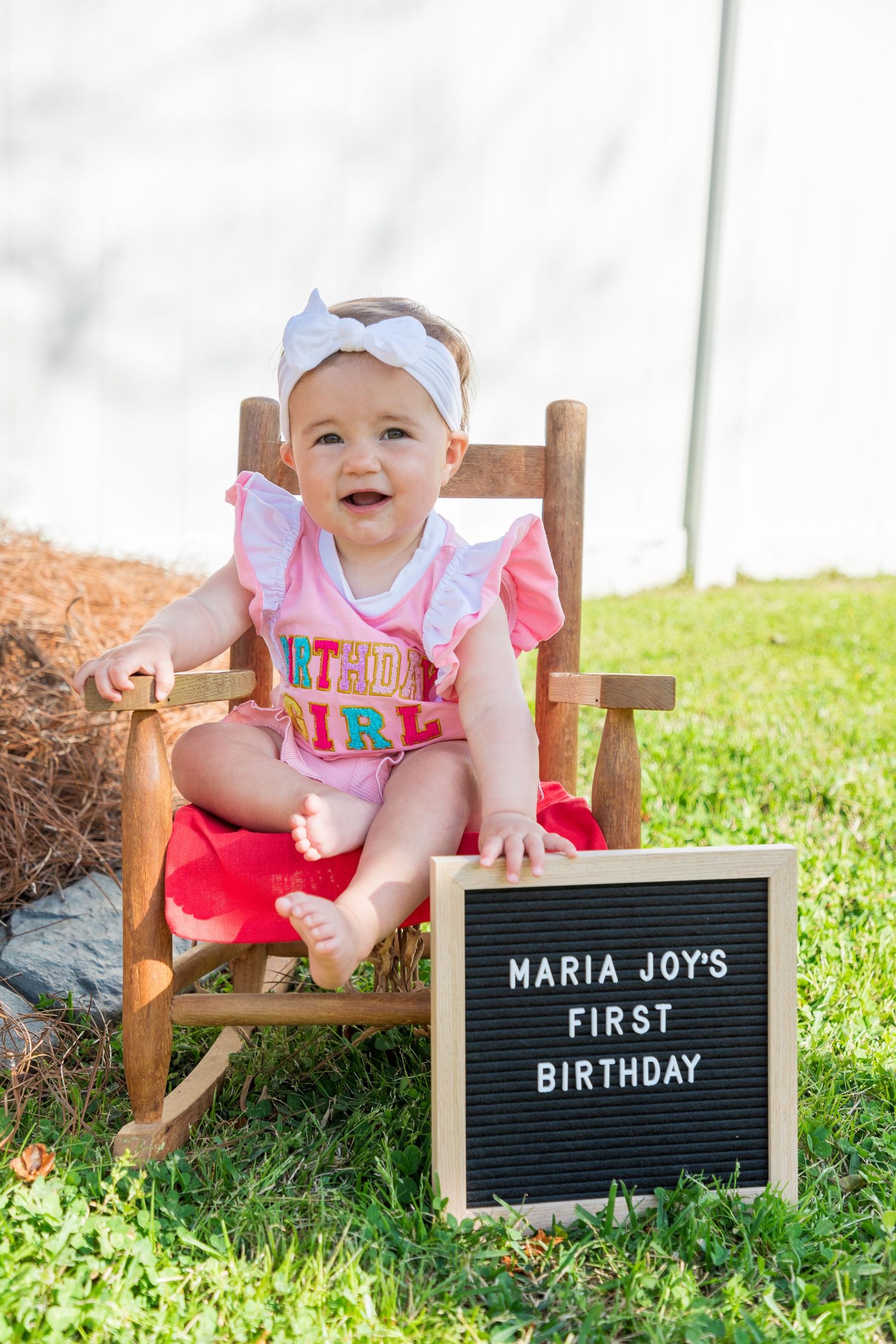 Baby birthday party photographer in Northeast Louisiana