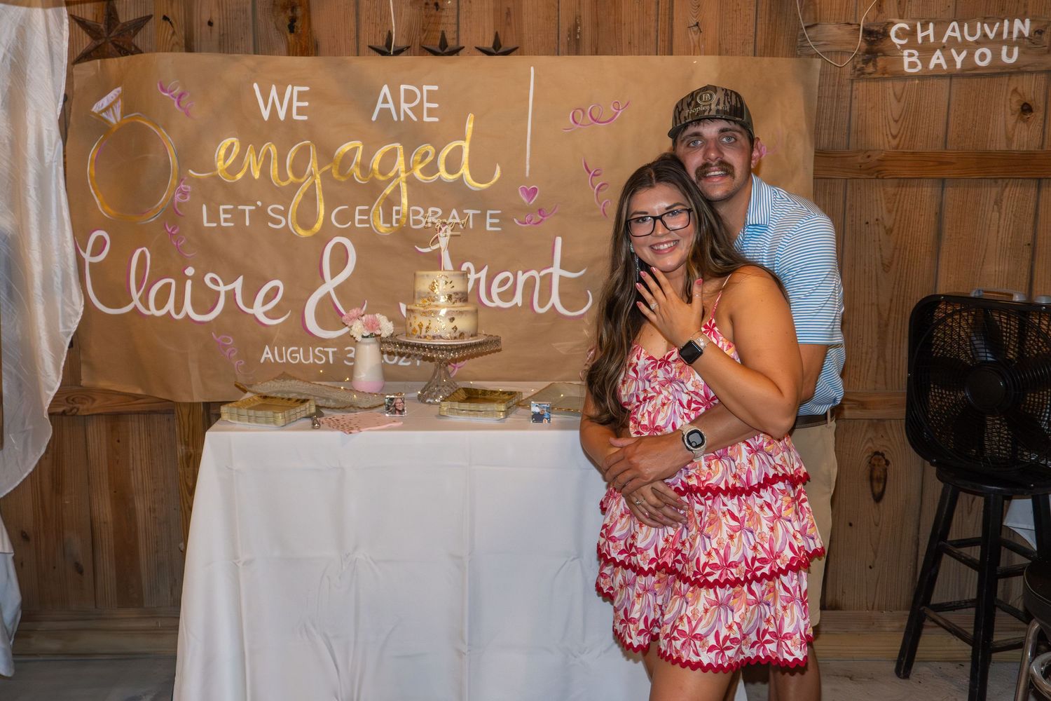 engagement party photography in West Monroe, Louisiana