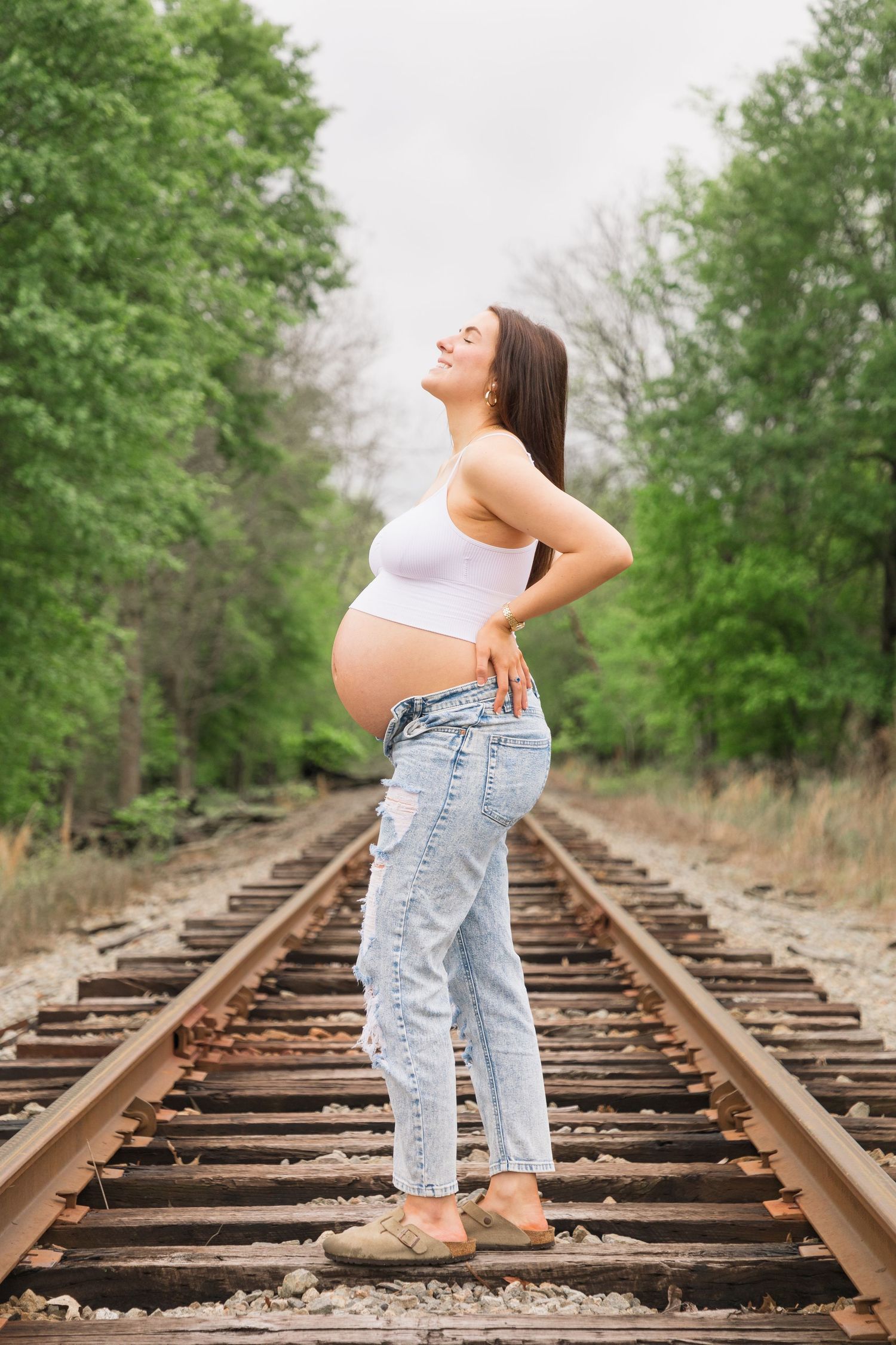 maternity photographer in Calhoun, Louisiana