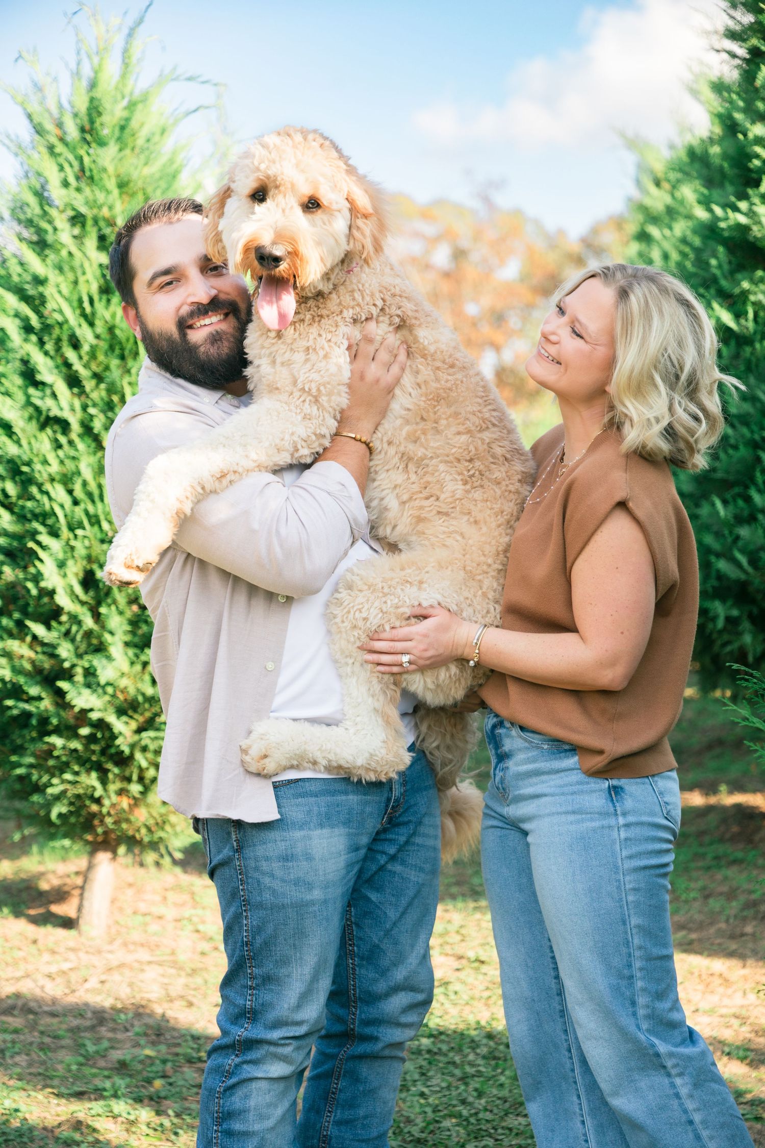 Christmas tree farm photography in Calhoun, Louisiana