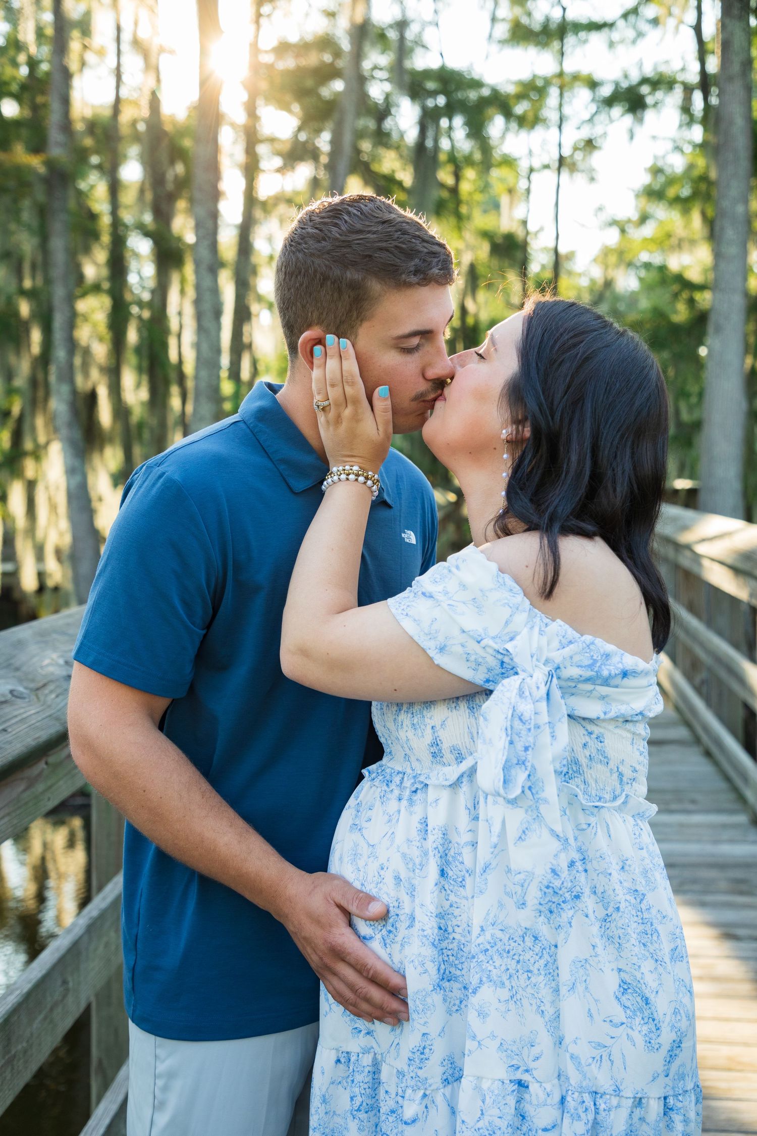 couples maternity photography near Monroe, Louisiana