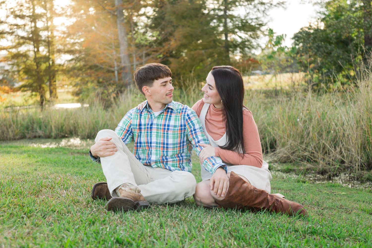 Couple portraits in Calhoun, Louisiana