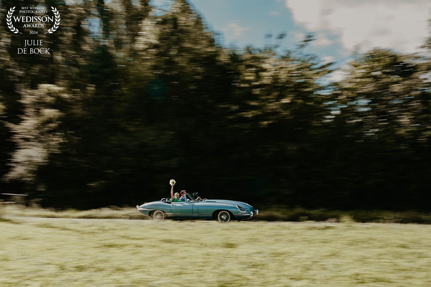 Huwelijksfotografie Zonnebeke, huwelijk met Porche oldtimer