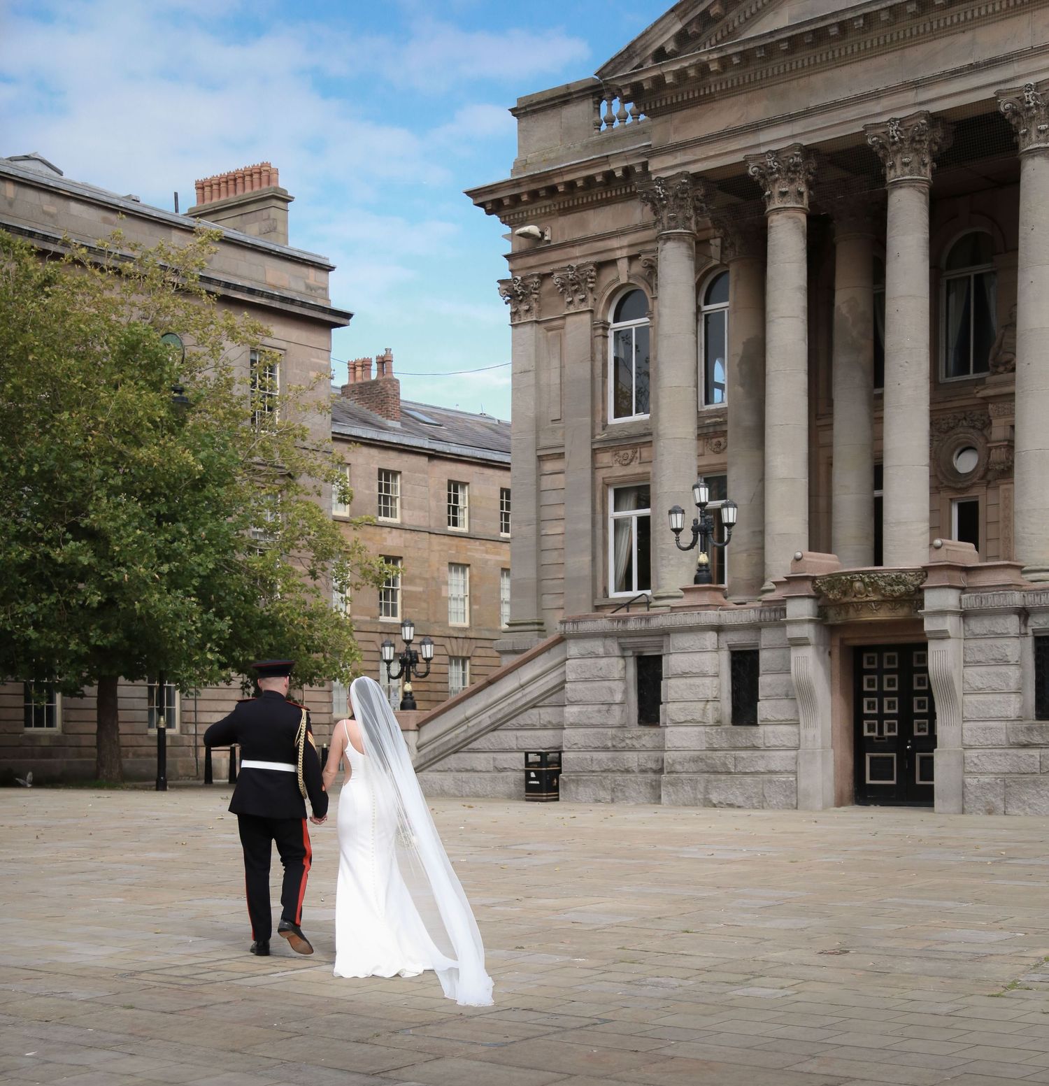 Newlyweds Hamilton Square, Birkenhead, Wirral wedding photographer, Ruby Salmon Photography