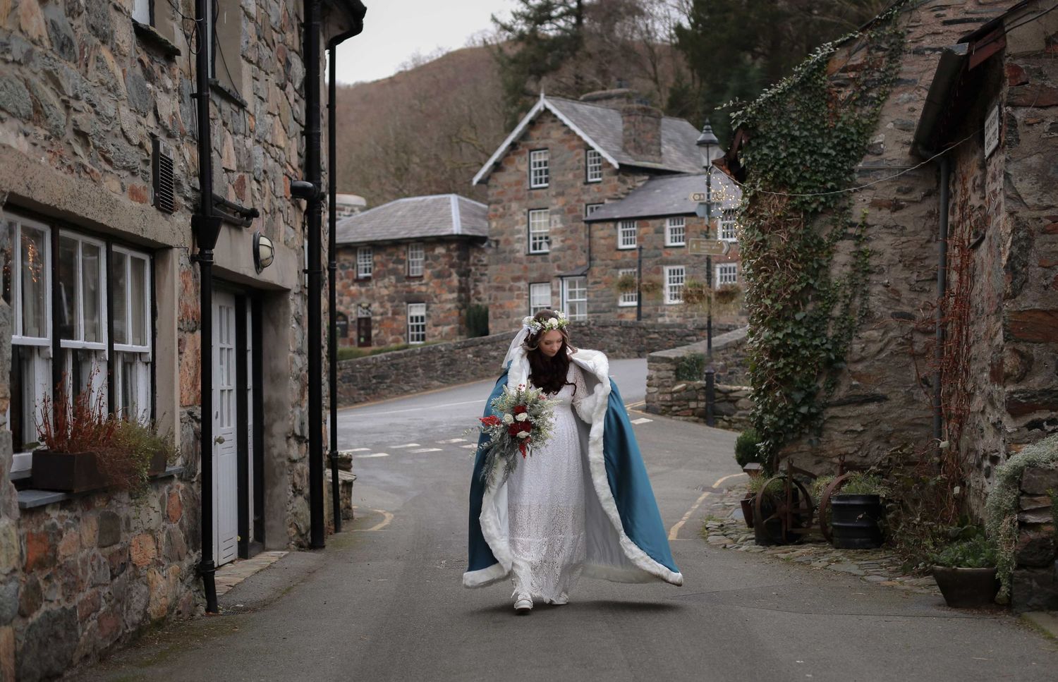 Elopement at Beddgelert North Wales. Elopement photography by Ruby Salmon Photography Ltd.