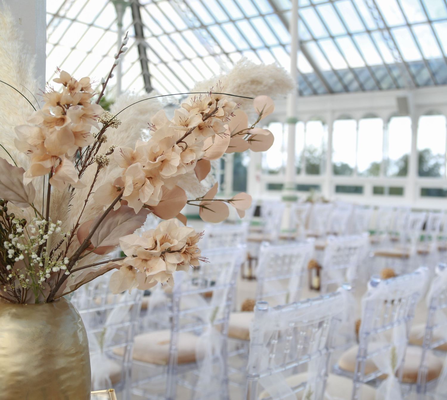 Ceremony at the Isla Gladstone Conservatory, Liverpool wedding photographer, Ruby Salmon Photography Ltd