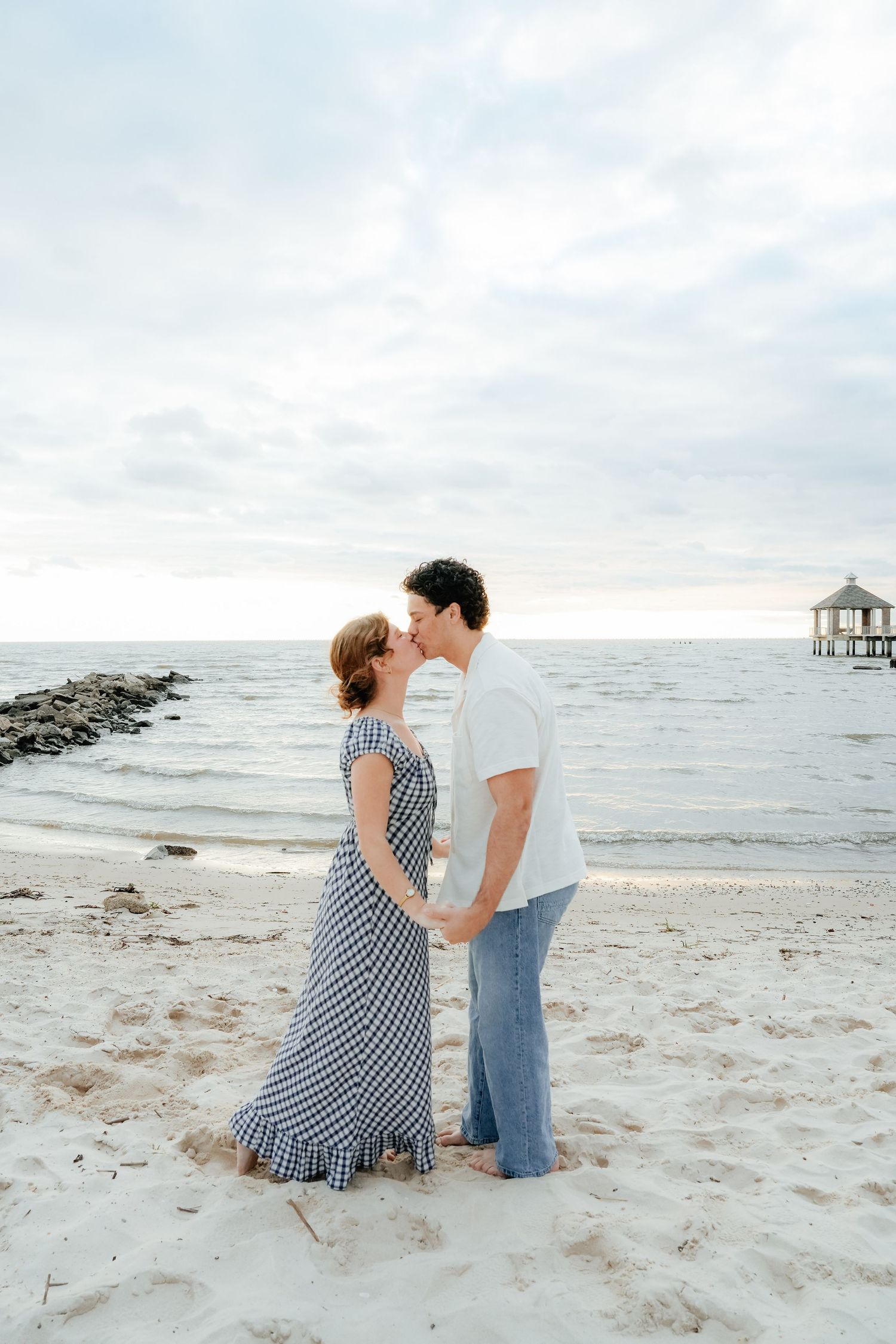 Couple Session at Sunset in Mandeville, Louisiana