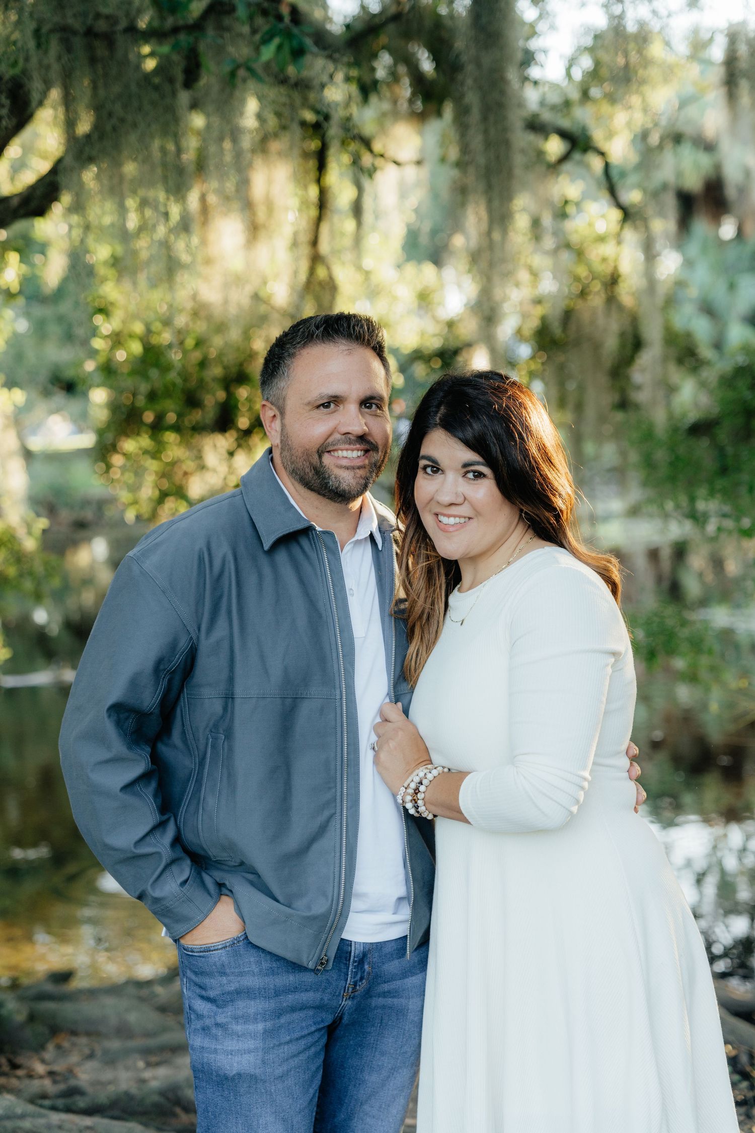 Parents Smiling Together in Louisiana