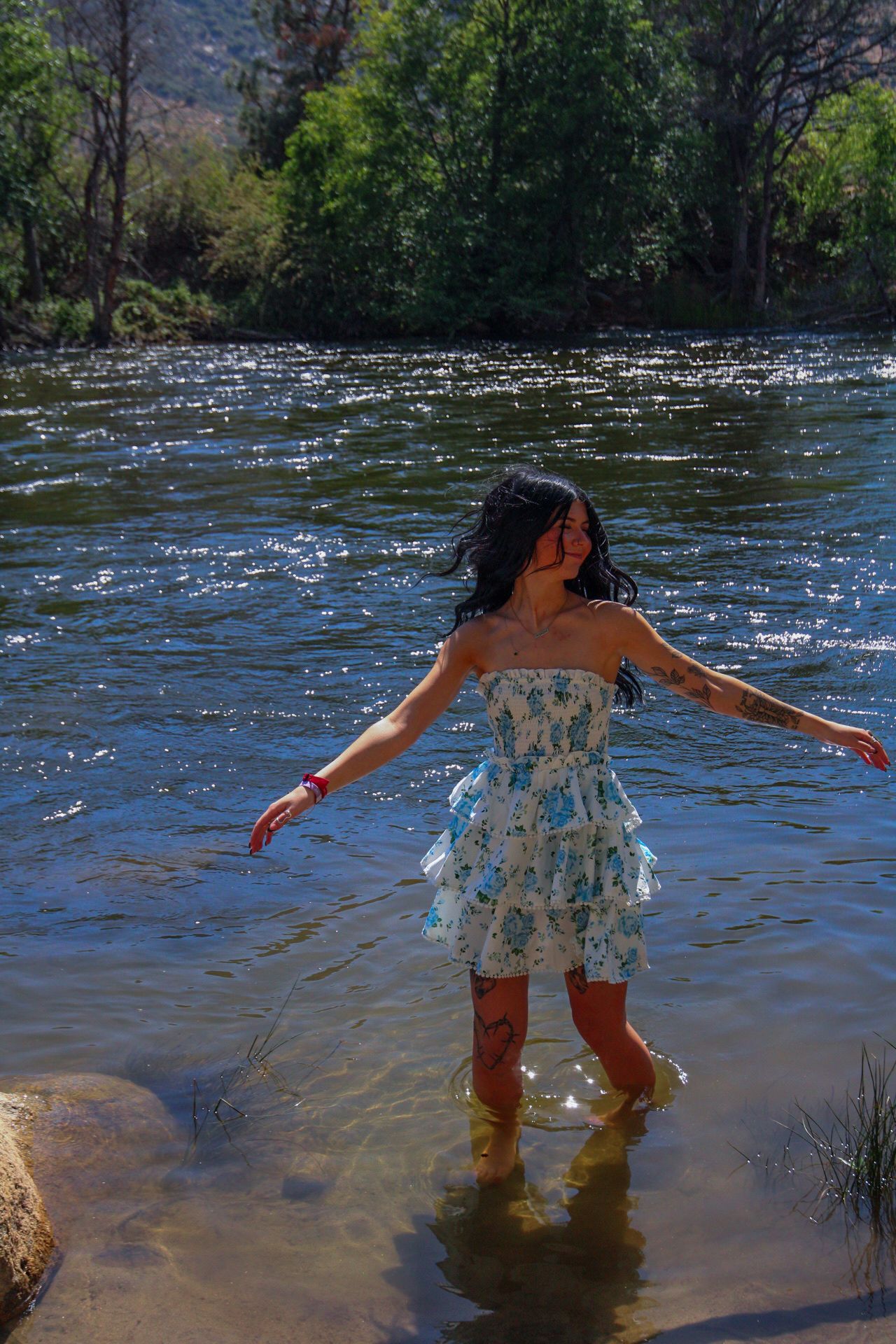 Tori Marie Photos
portrait of spinning in the river
Kern county photography 
Portrait photography 
ethereal / whimsical photoshoot