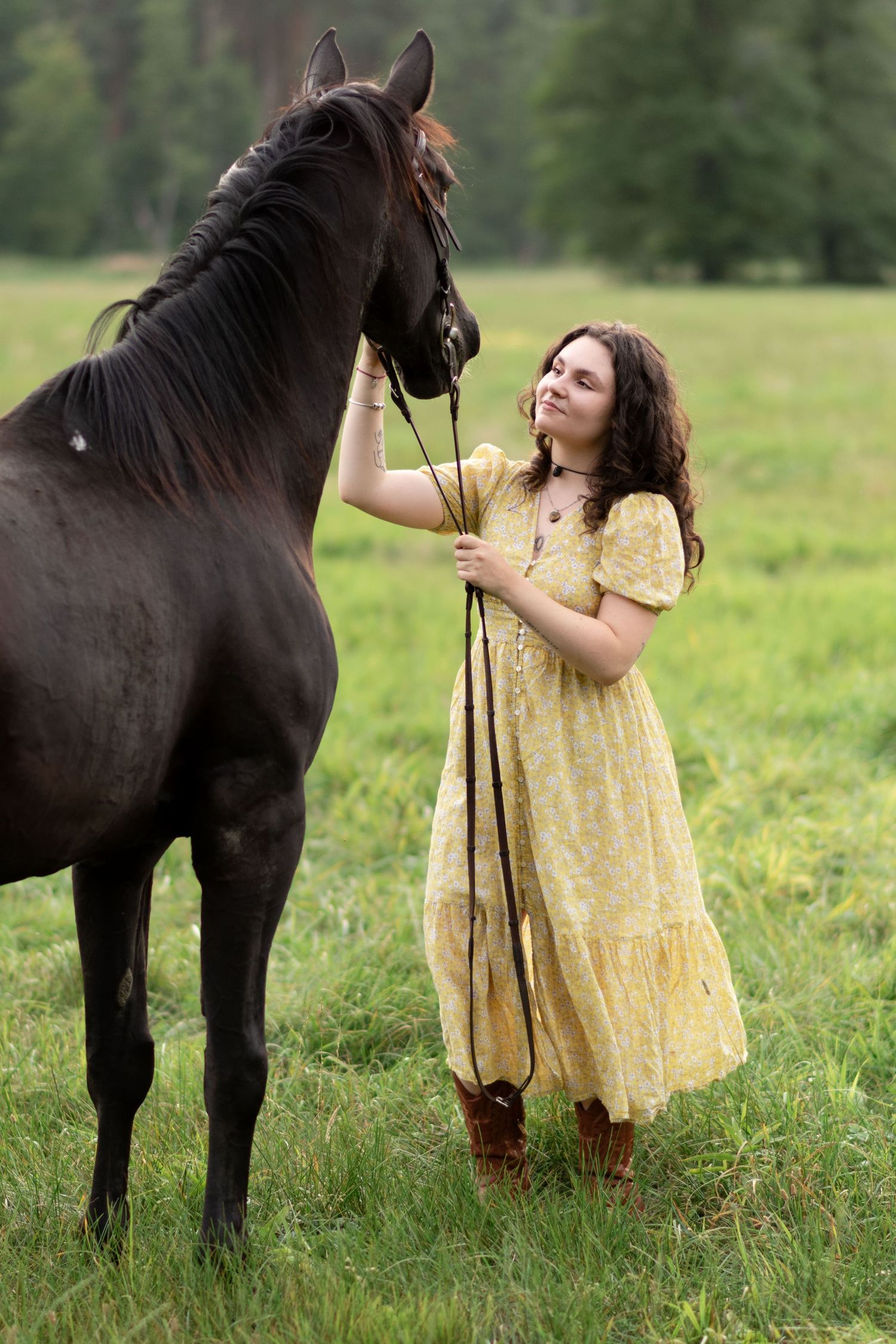 Sesja z koniem fotograf Poznań sesja konna koń konie zdjęcia atrium fitness i stajnia centrum Swarzędz KJ Byndas Horses prezent voucher