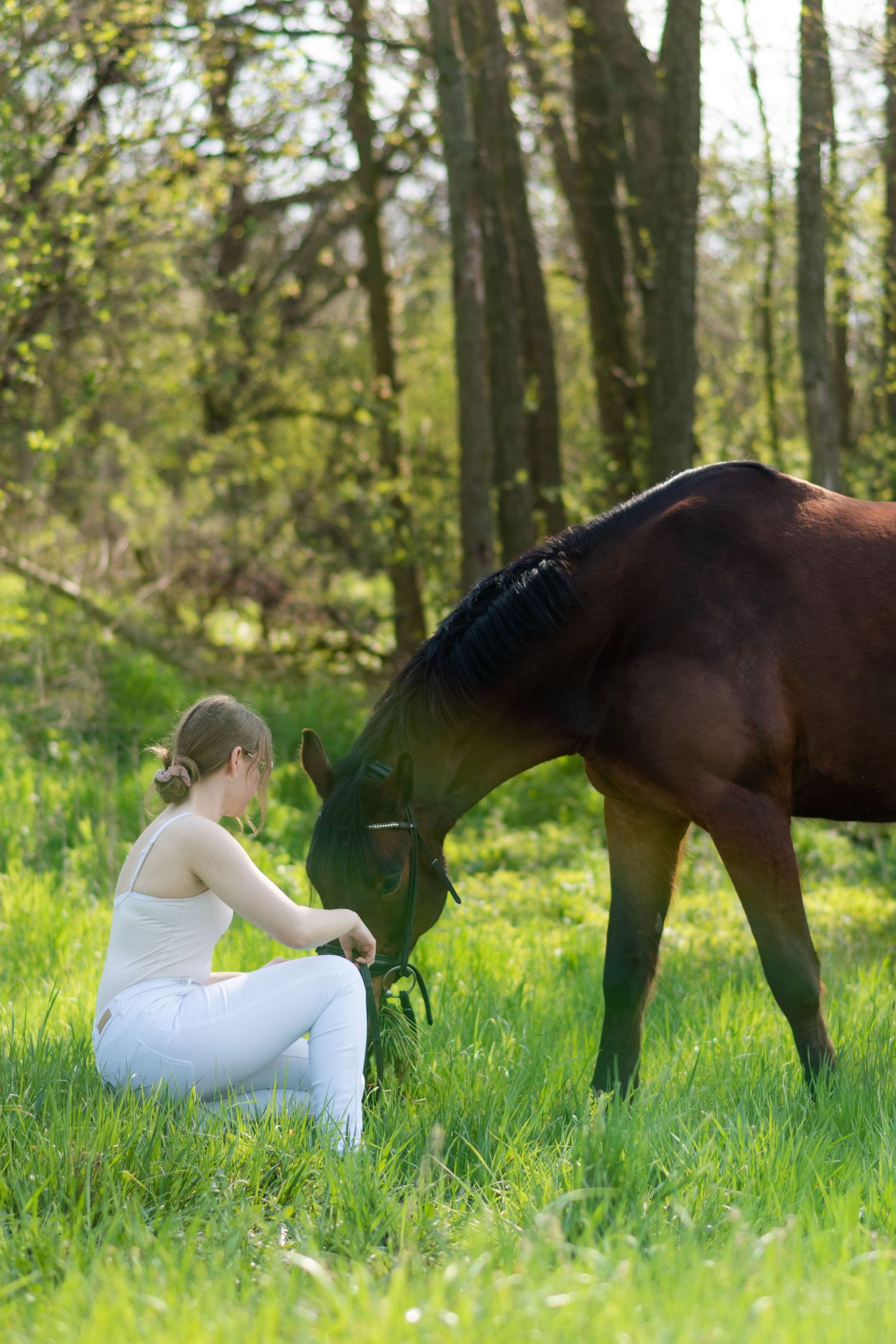 Sesja z koniem fotograf Poznań sesja konna KJ Byndas Horses zdjęcia atrium fitness i stajnia centrum Swarzędz jeździecka prezent voucher