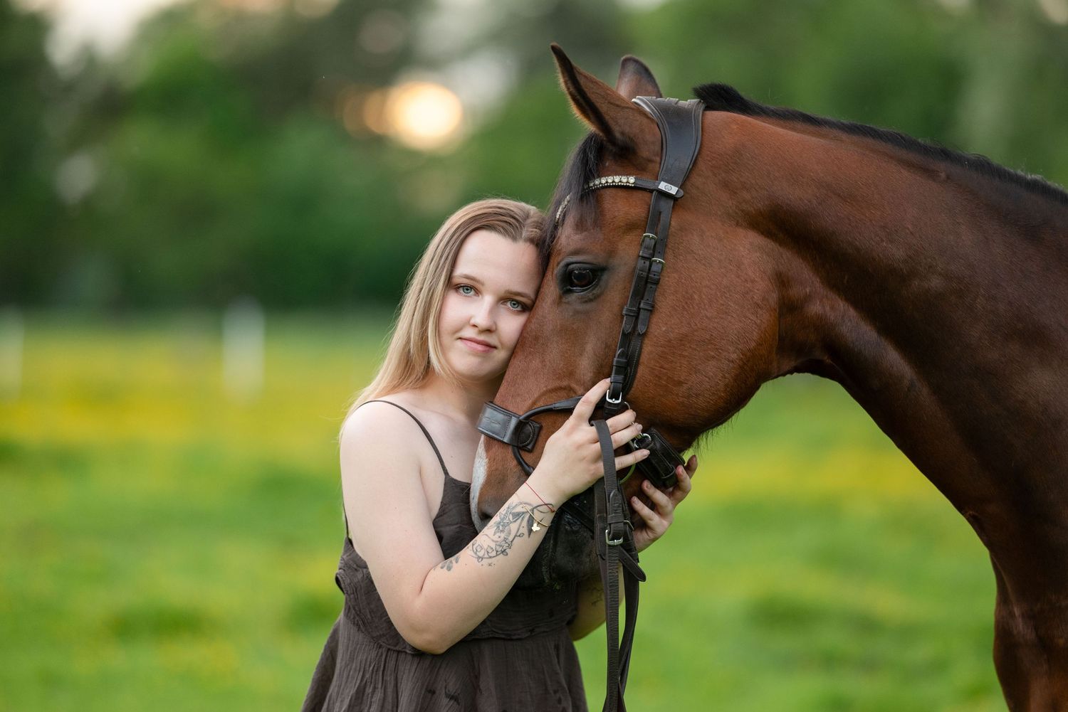 quatro ośrodek jeździecki pobiedziska sesja zdjęciowa z koniem konna Martyna i indygo konie Horses eqeuetsrian paulina Bodych fotografia