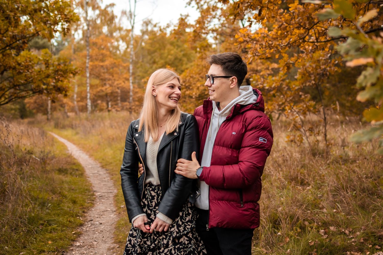 sesja dla par narzeczeńska rodzinna fotograf Poznań Kórnik Swarzędz łęgi Dębińskie
