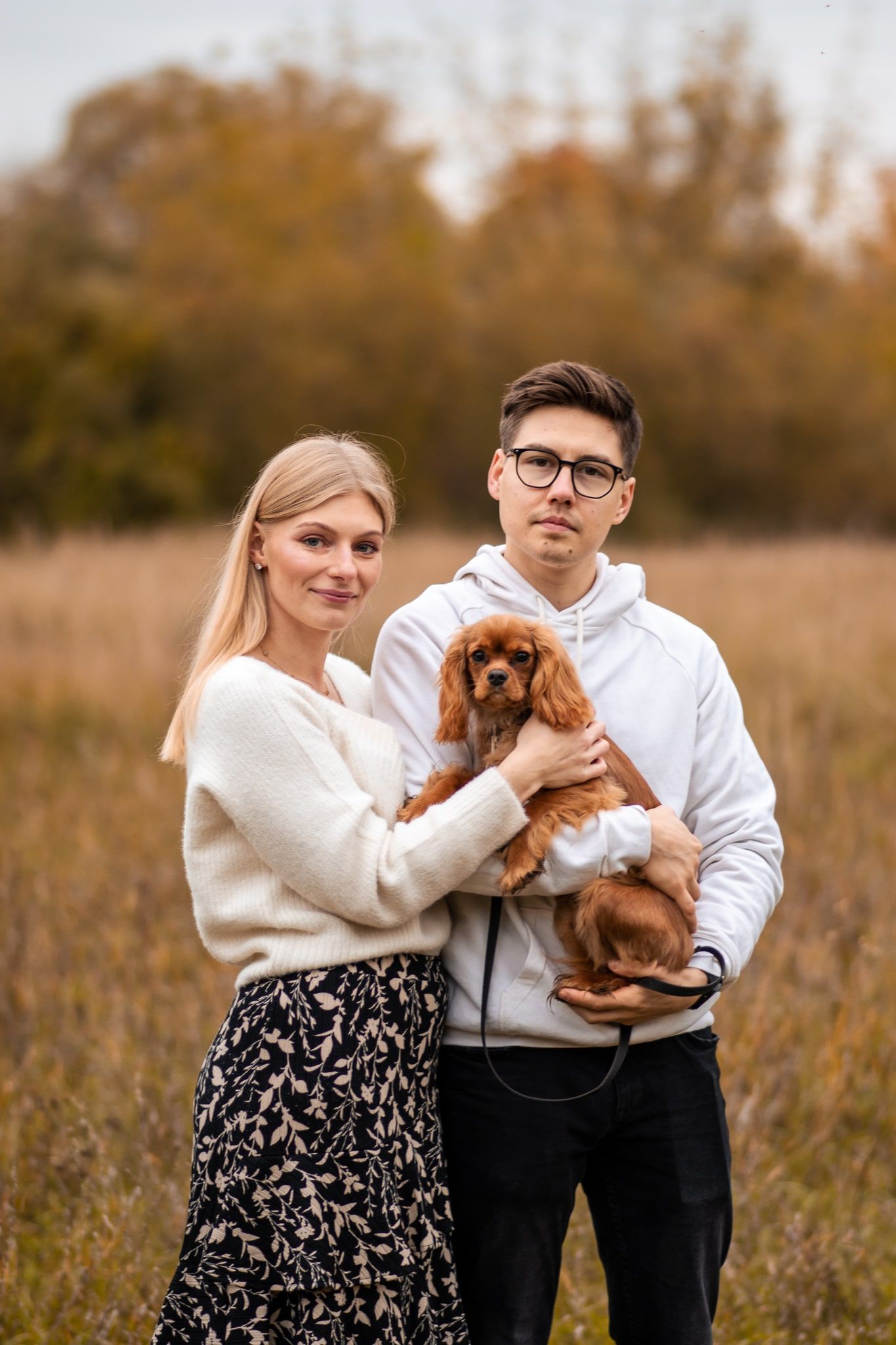 sesja dla par narzeczeńska rodzinna fotograf Poznań Kórnik Swarzędz łęgi Dębińskie