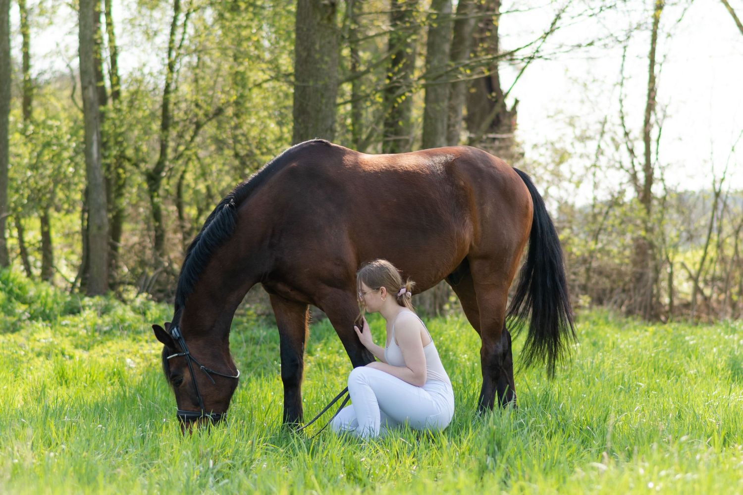 Sesja z koniem fotograf Poznań sesja konna KJ Byndas Horses zdjęcia atrium fitness i stajnia centrum Swarzędz jeździecka prezent voucher