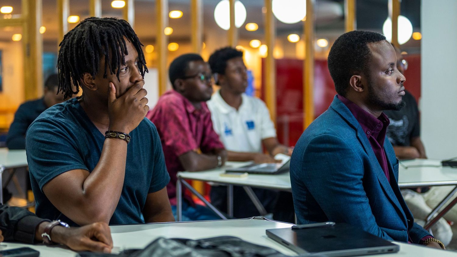 People attending a meeting