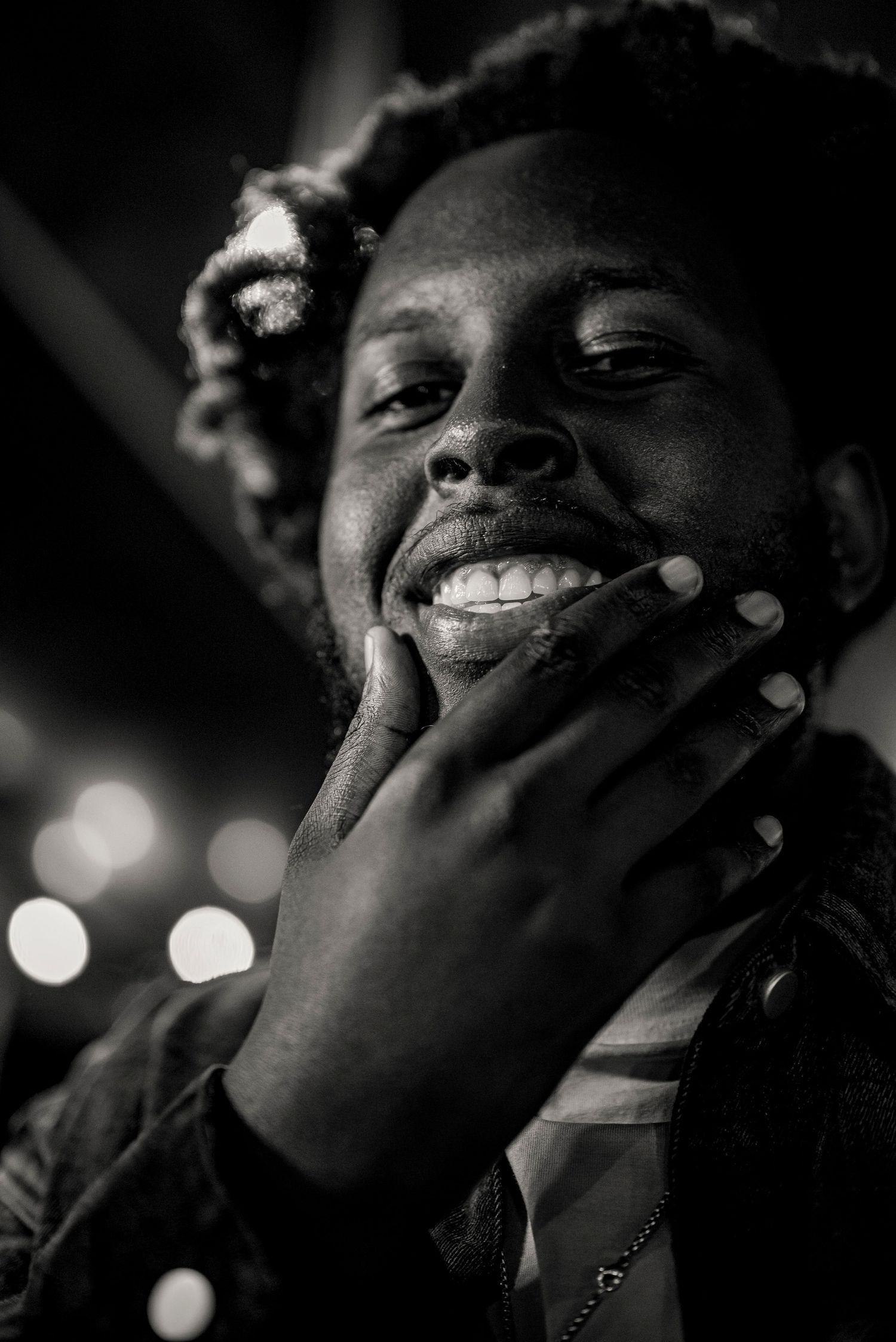 Portrait b/w photography